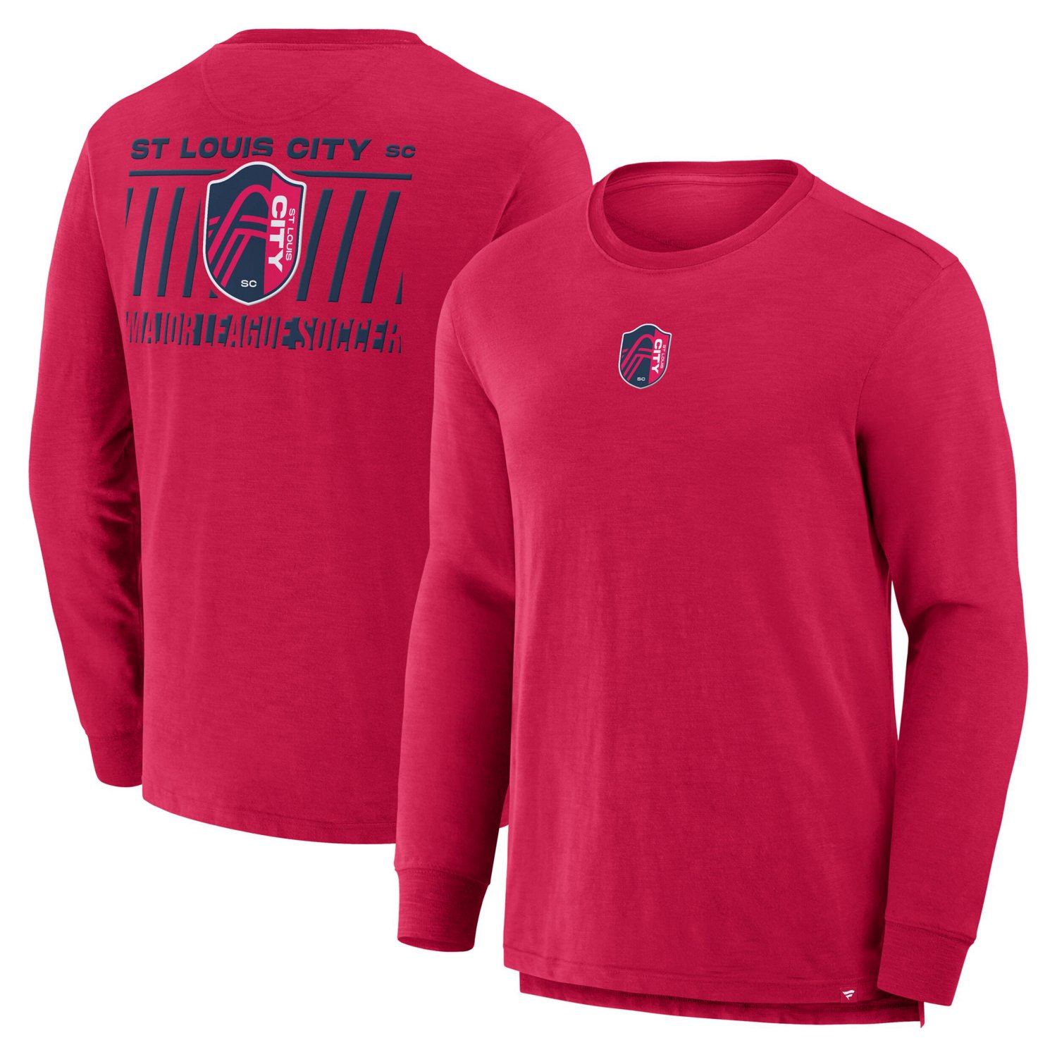 Fanatics St Louis City SC Lob Attempt Stadium Slub Long Sleeve T-Shirt
