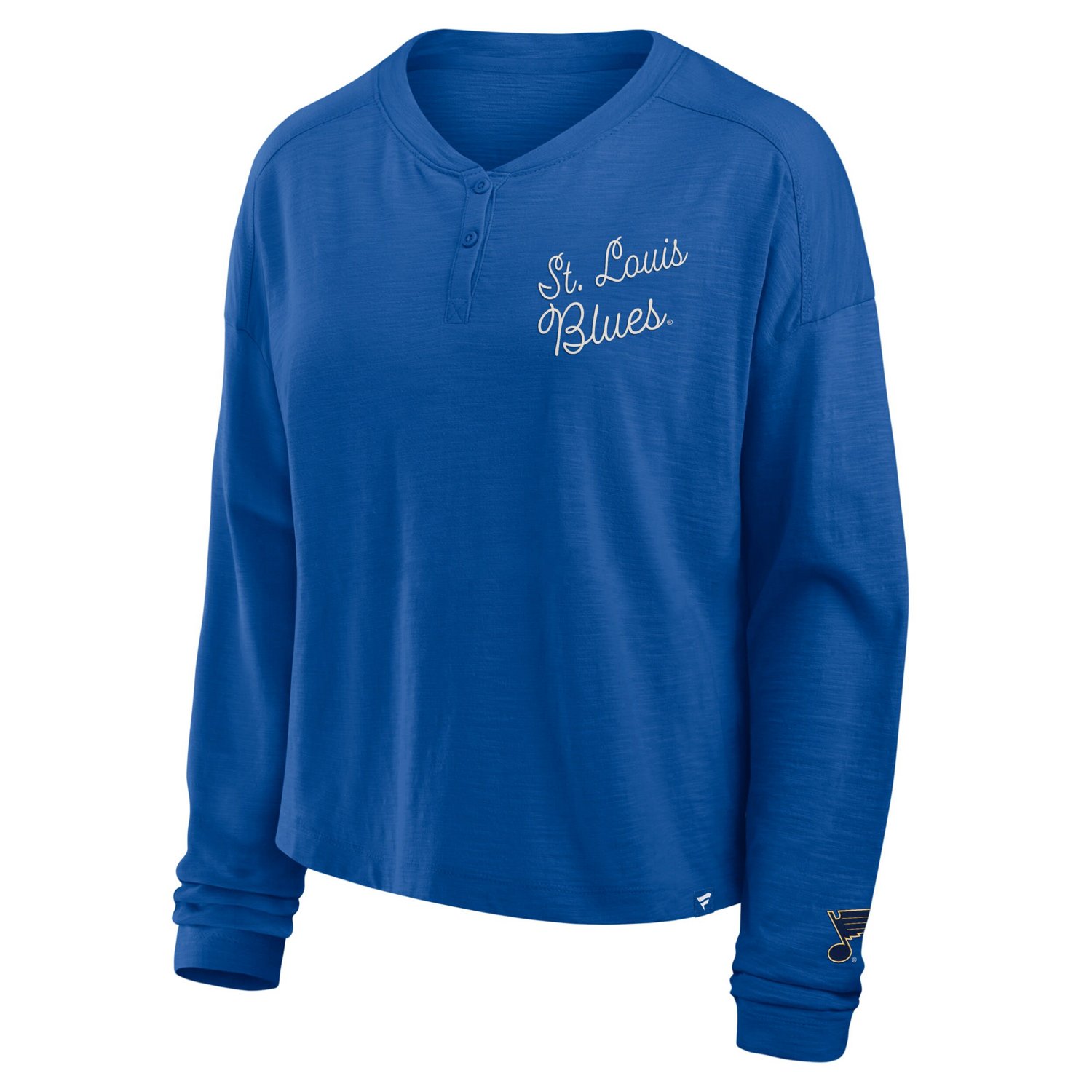 Fanatics St Louis s Oversized All Out Effort Long Sleeve Henley T-Shirt - view number 2