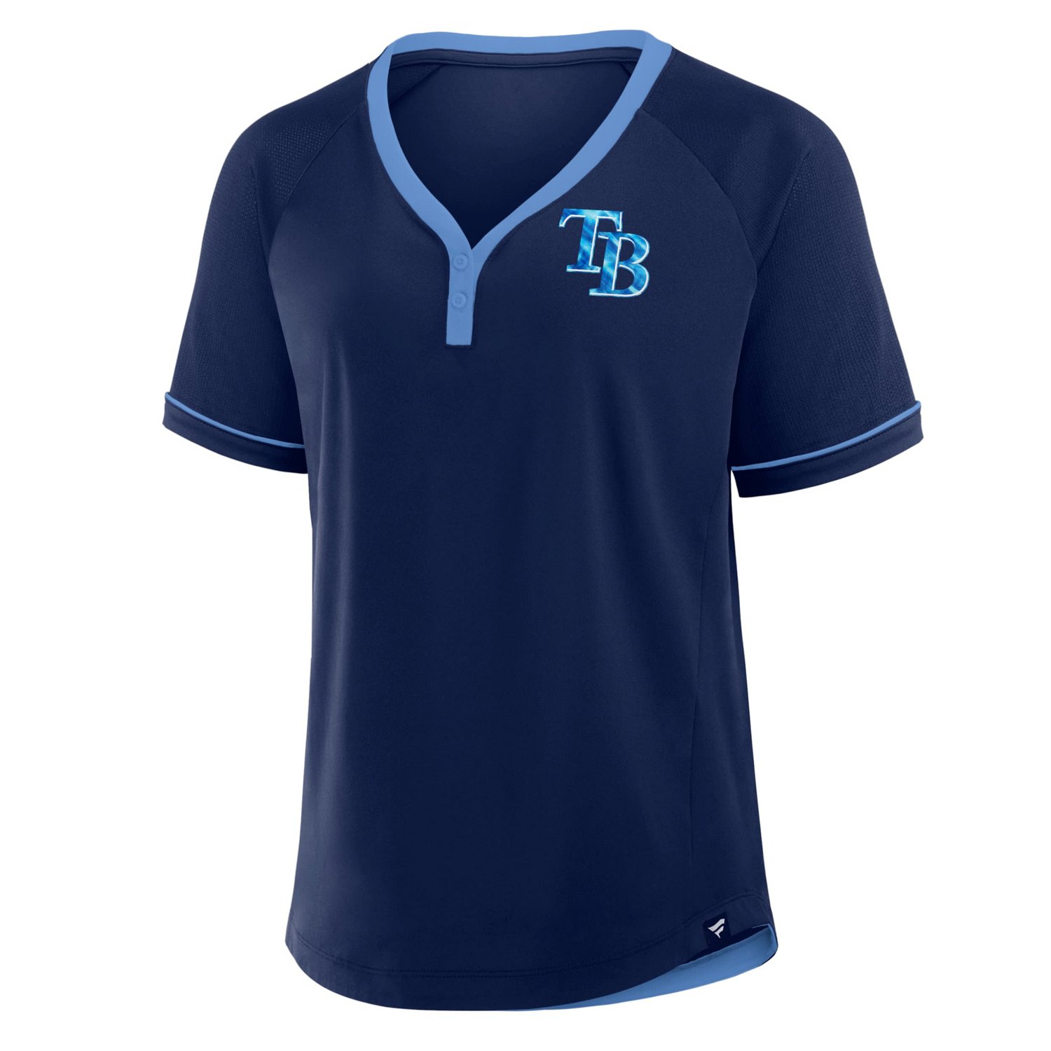 Fanatics Tampa Bay Rays League Diva Star Raglan V-Neck T-Shirt - view number 2