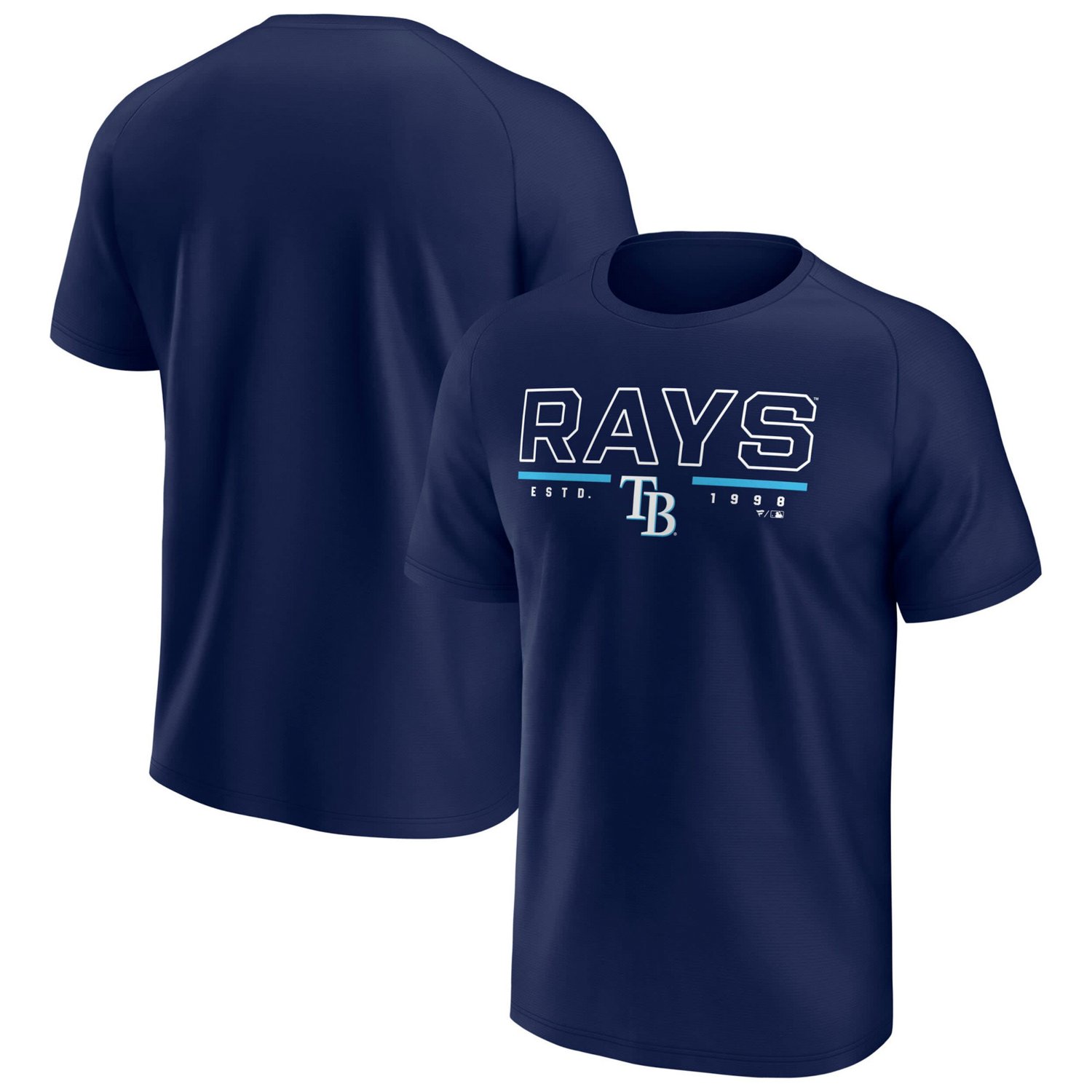 Fanatics Tampa Bay Rays Raglan T-Shirt                                                                                           - view number 1