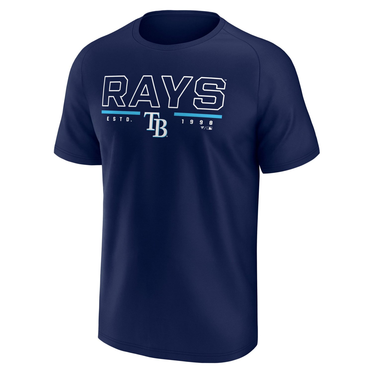 Fanatics Tampa Bay Rays Raglan T-Shirt                                                                                           - view number 2