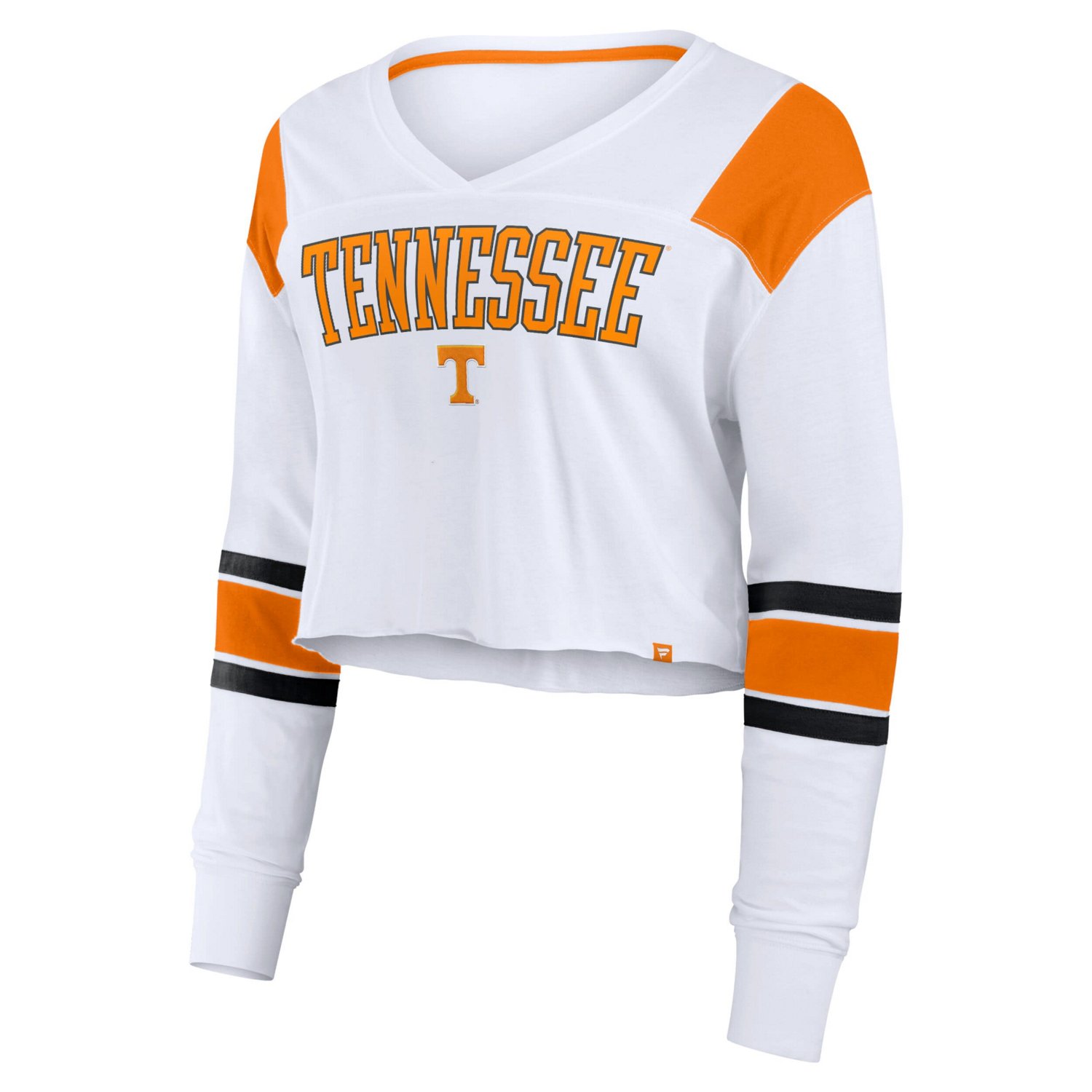 Fanatics Tennessee Volunteers Training Camp Cropped Long Sleeve V-Neck Fashion Top - view number 2