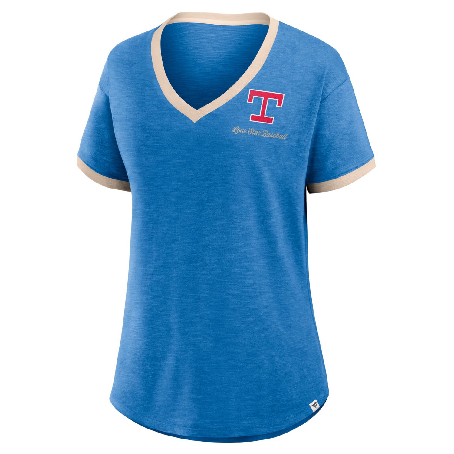 Fanatics Texas Rangers Binge Worthy Stadium Slub V-Neck T-Shirt - view number 2