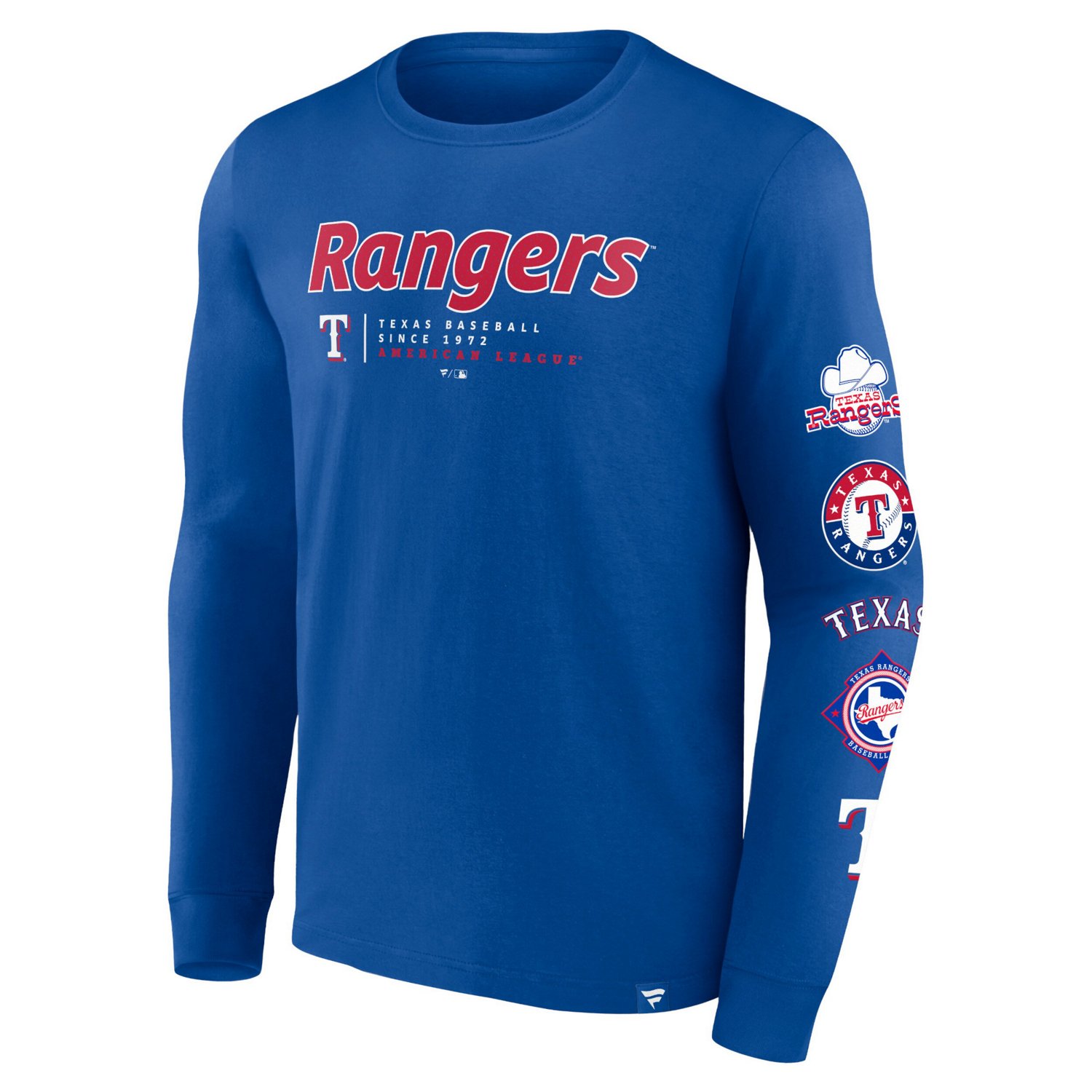 Fanatics Texas Rangers Strike the Goal Long Sleeve T-Shirt