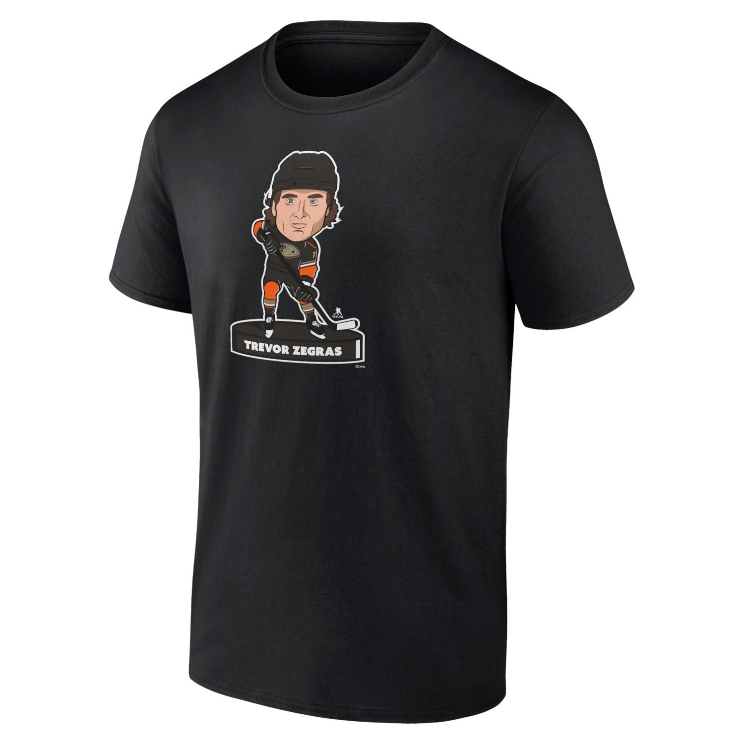 Fanatics Trevor Zegras Anaheim Ducks Player Bobblehead T-Shirt                                                                   - view number 2