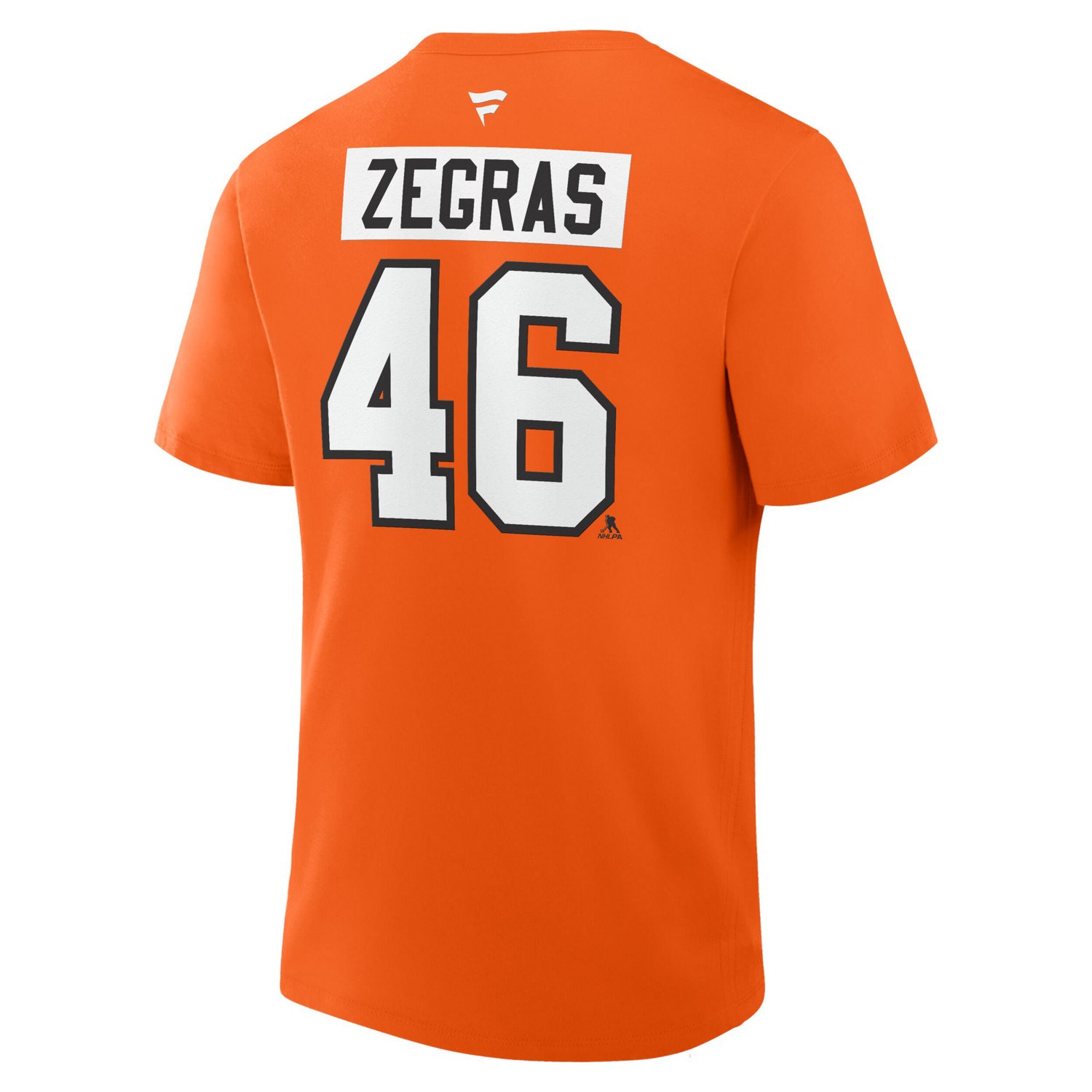 Fanatics Trevor Zegras Philadelphia Flyers Authentic Stack Name  Number T-Shirt - view number 3
