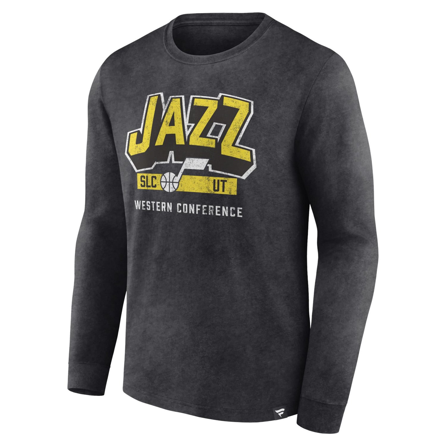 Fanatics Utah Jazz Front Court Press Snow Wash Long Sleeve T-Shirt - view number 2