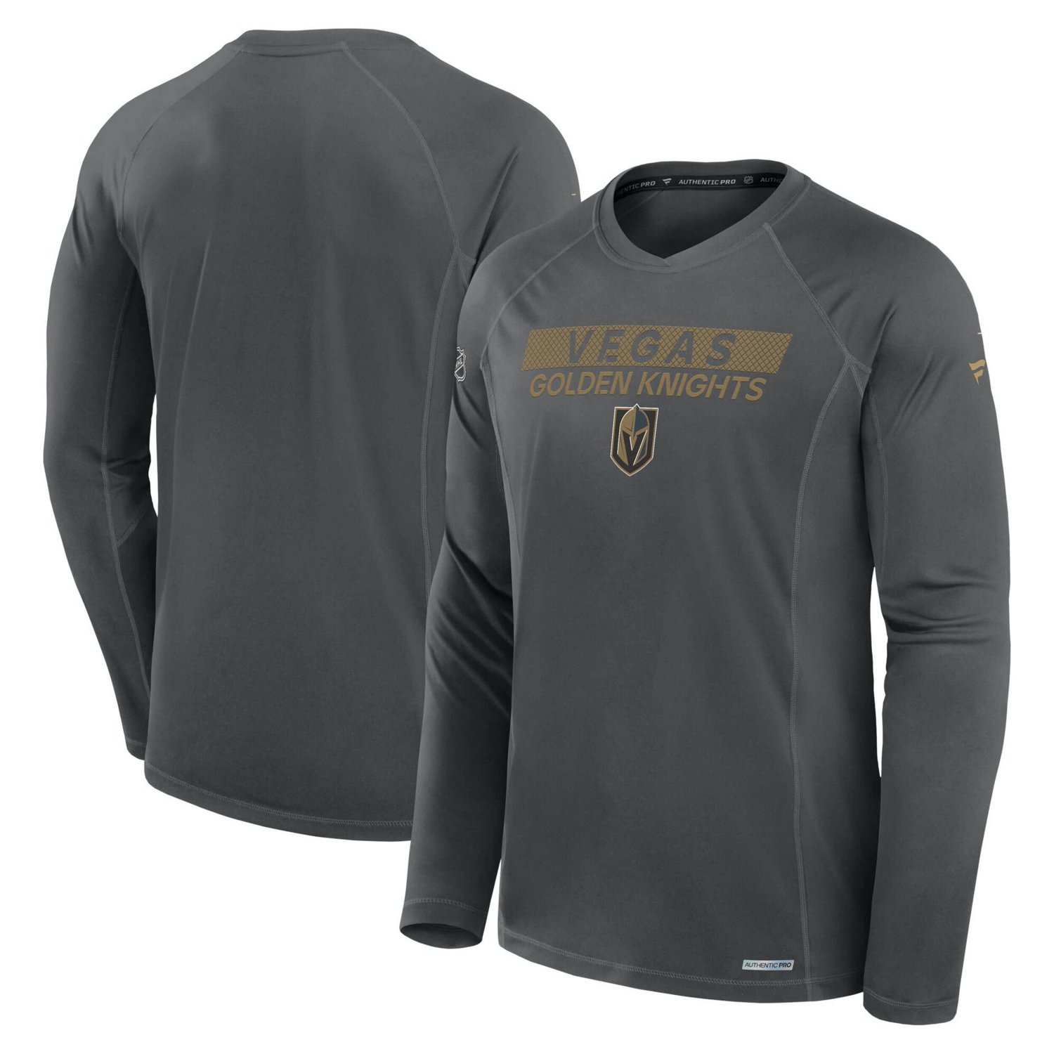 Fanatics Vegas Golden Knights Authentic Pro Rink Tech Long Sleeve T-Shirt                                                        - view number 1