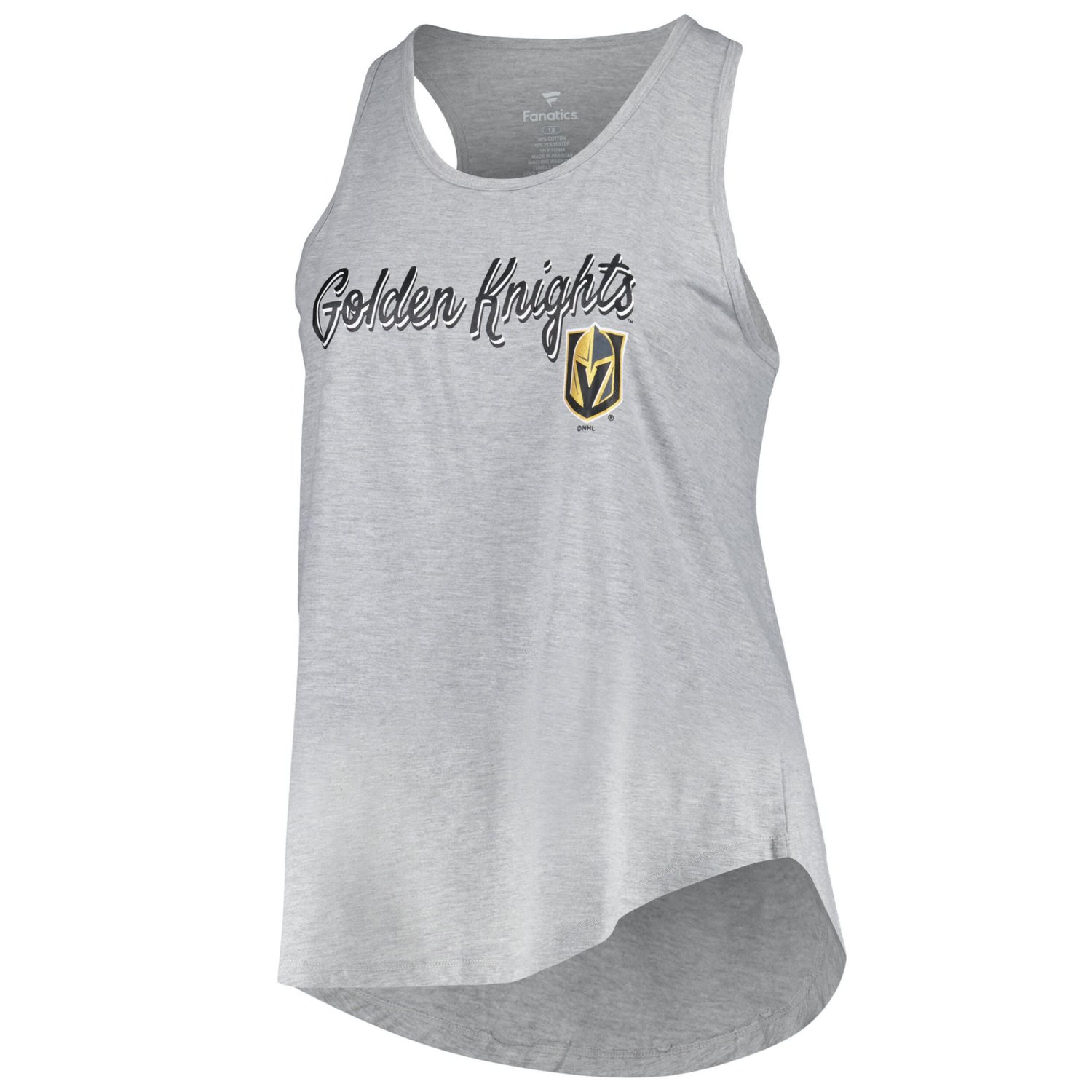 Fanatics Vegas Golden Knights Plus Size Racerback Tank Top - view number 2