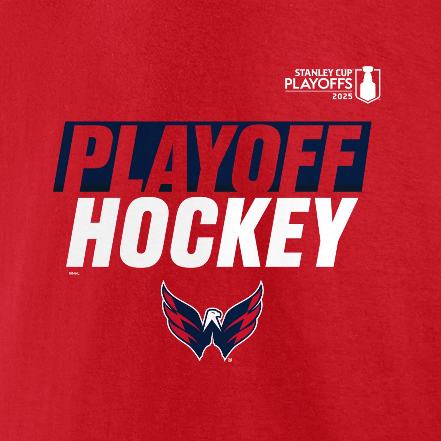 Fanatics Washington Capitals 2025 Stanley Cup Playoffs Breakout T-Shirt - view number 4