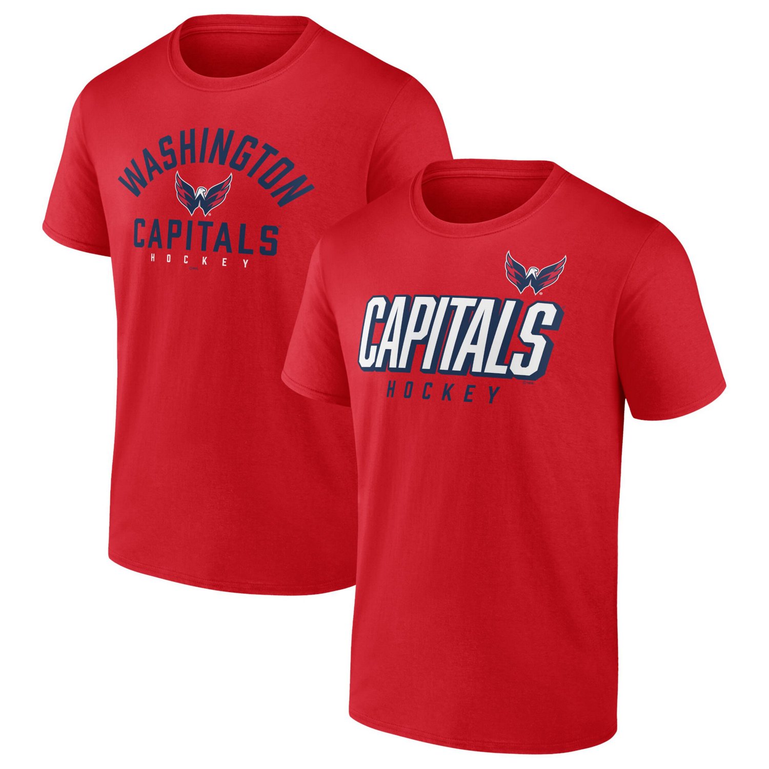 Fanatics Washington Capitals Wordmark Two-Pack T-Shirt Set