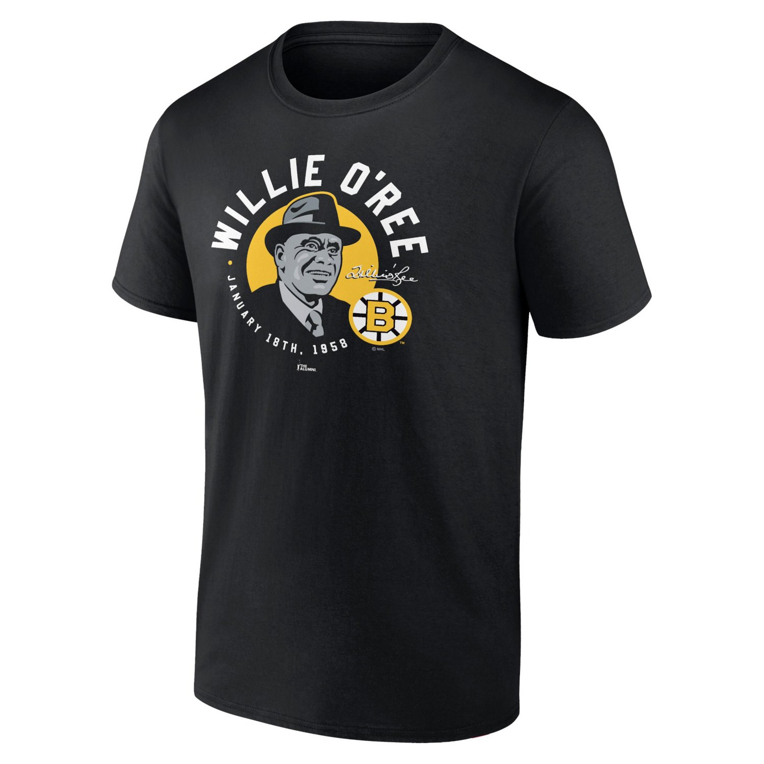 Fanatics Willie O'Ree Boston Bruins Number Retirement T-Shirt
