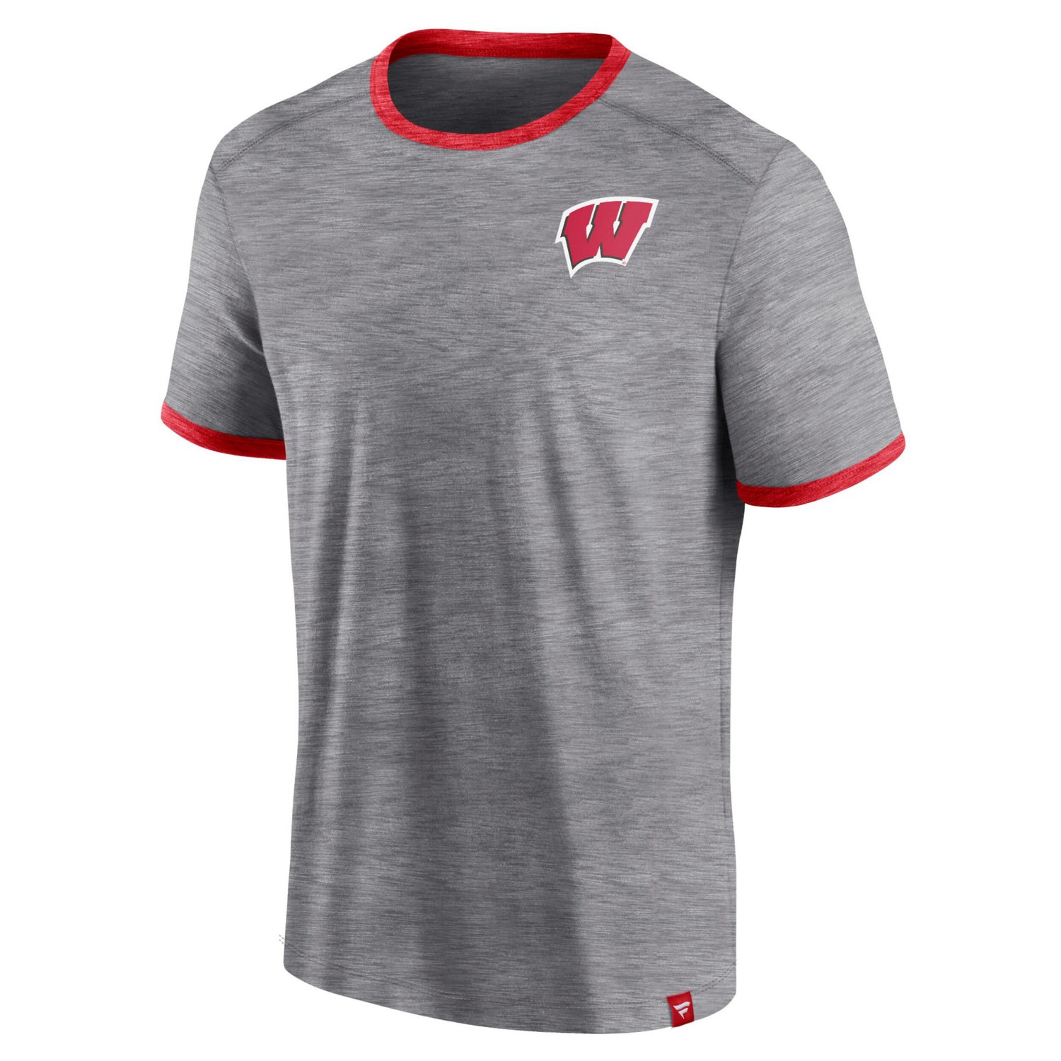 Fanatics Wisconsin Badgers Classic Stack Ringer T-Shirt                                                                          - view number 2