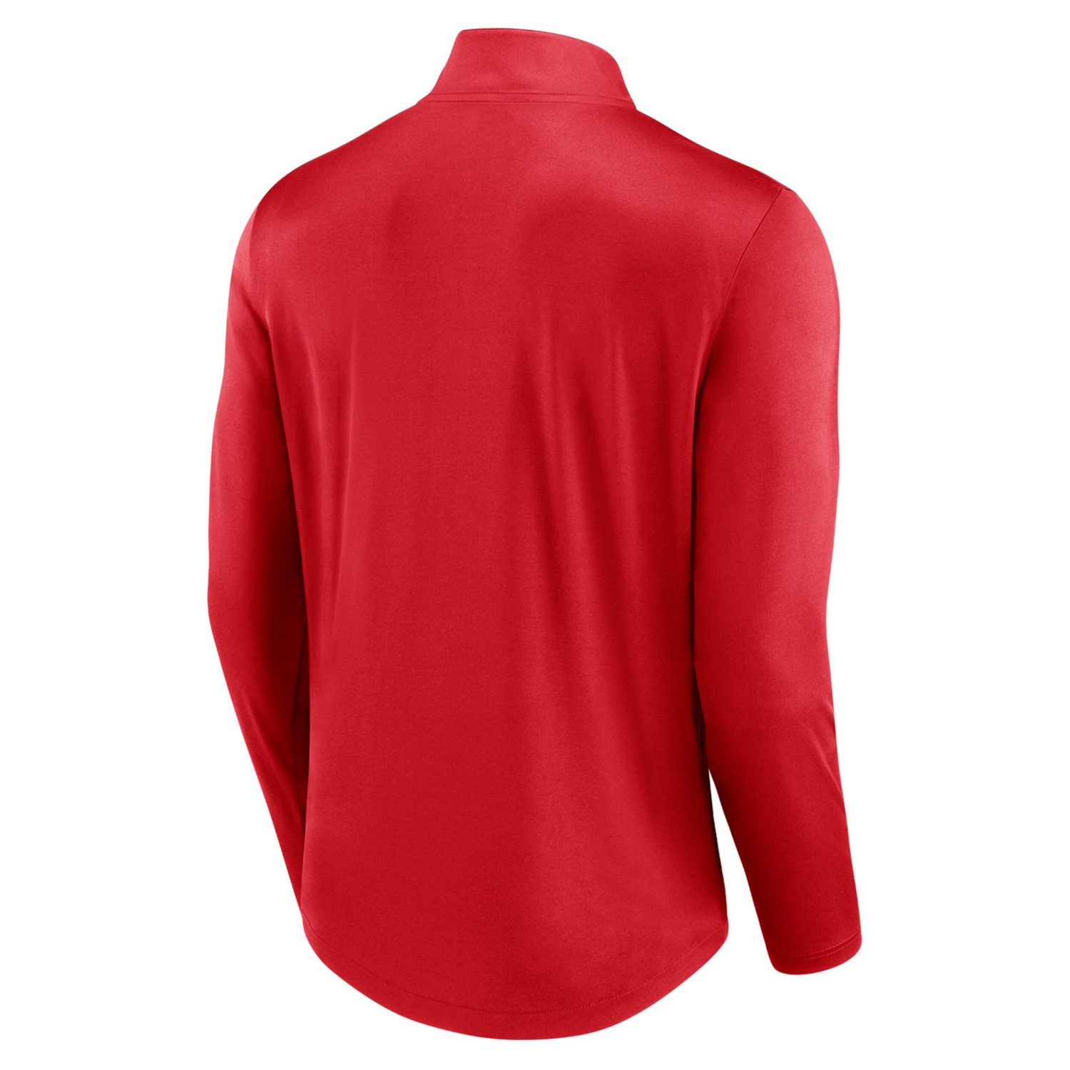 Fanatics Wisconsin Badgers Quarterback Mock Neck Quarter-Zip Top - view number 3