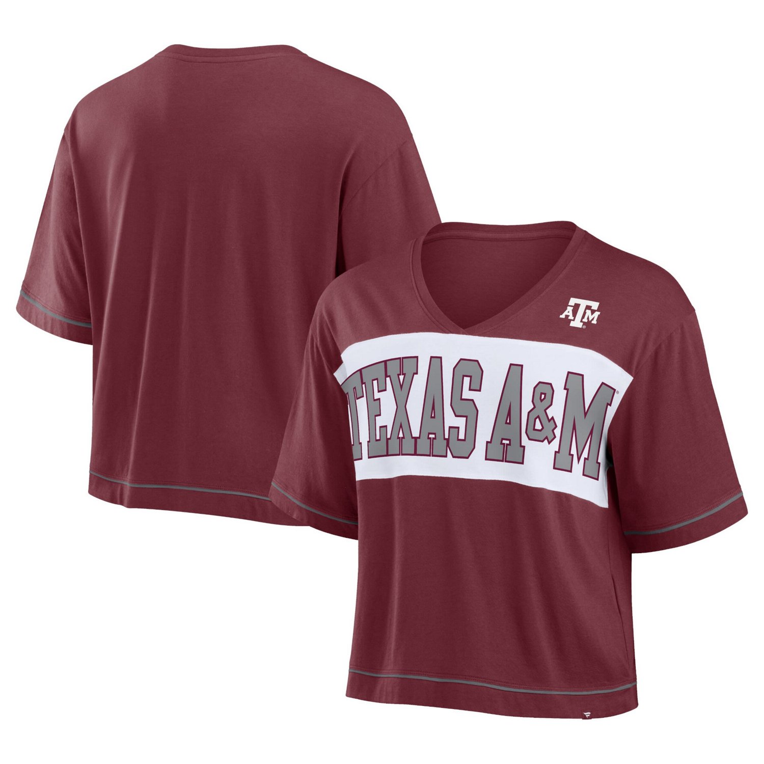 Fanatics Women's Texas A&M Aggies Home Team Bold Short Sleeve Top - view number 1