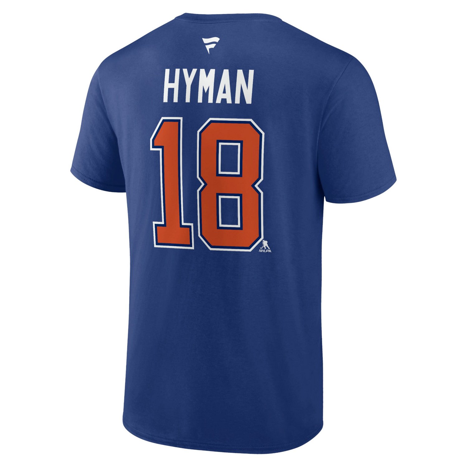 Fanatics Zach Hyman Edmonton Oilers Authentic Stack Name  Number T-Shirt - view number 3