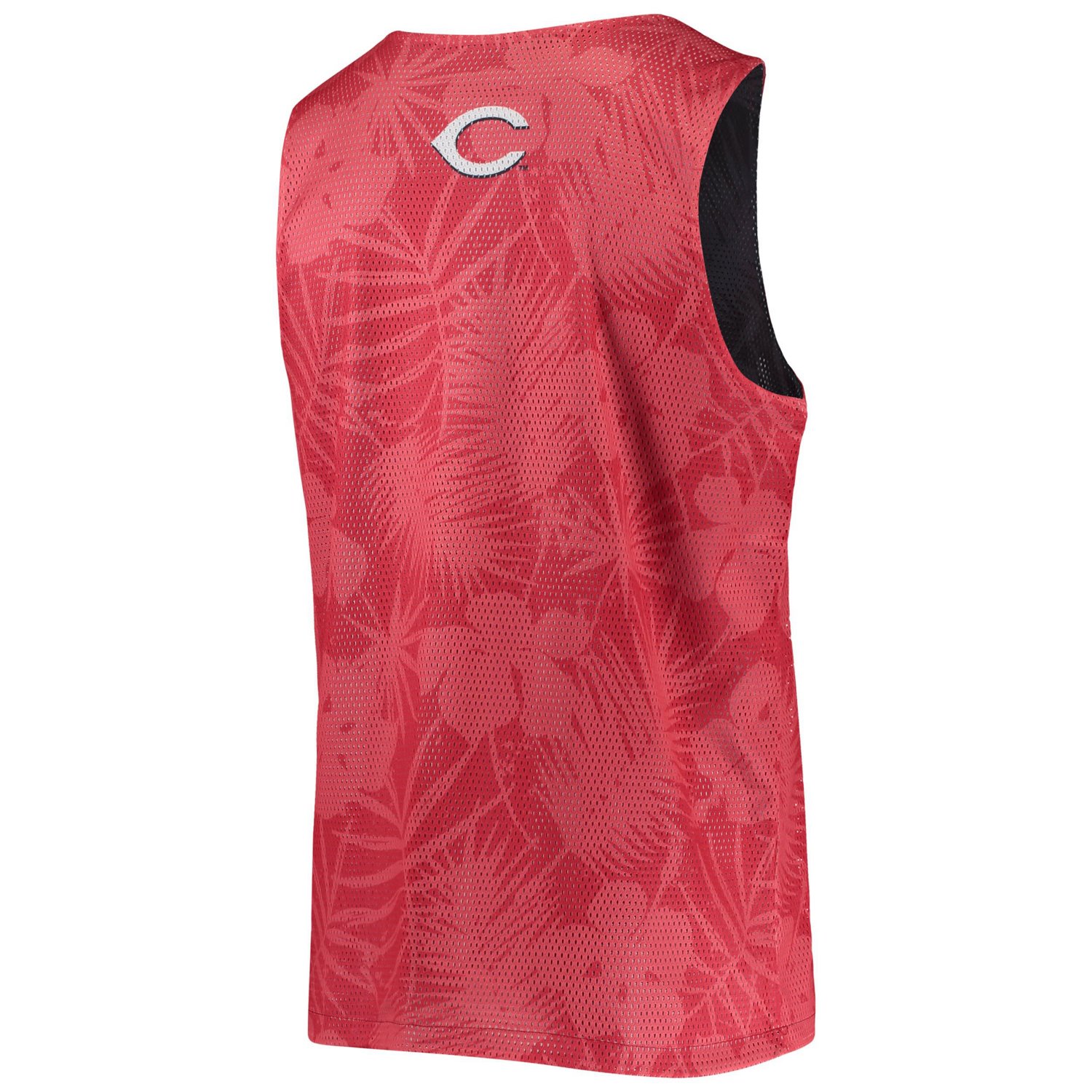 FOCO Cincinnati s Floral Reversible Mesh Tank Top - view number 3