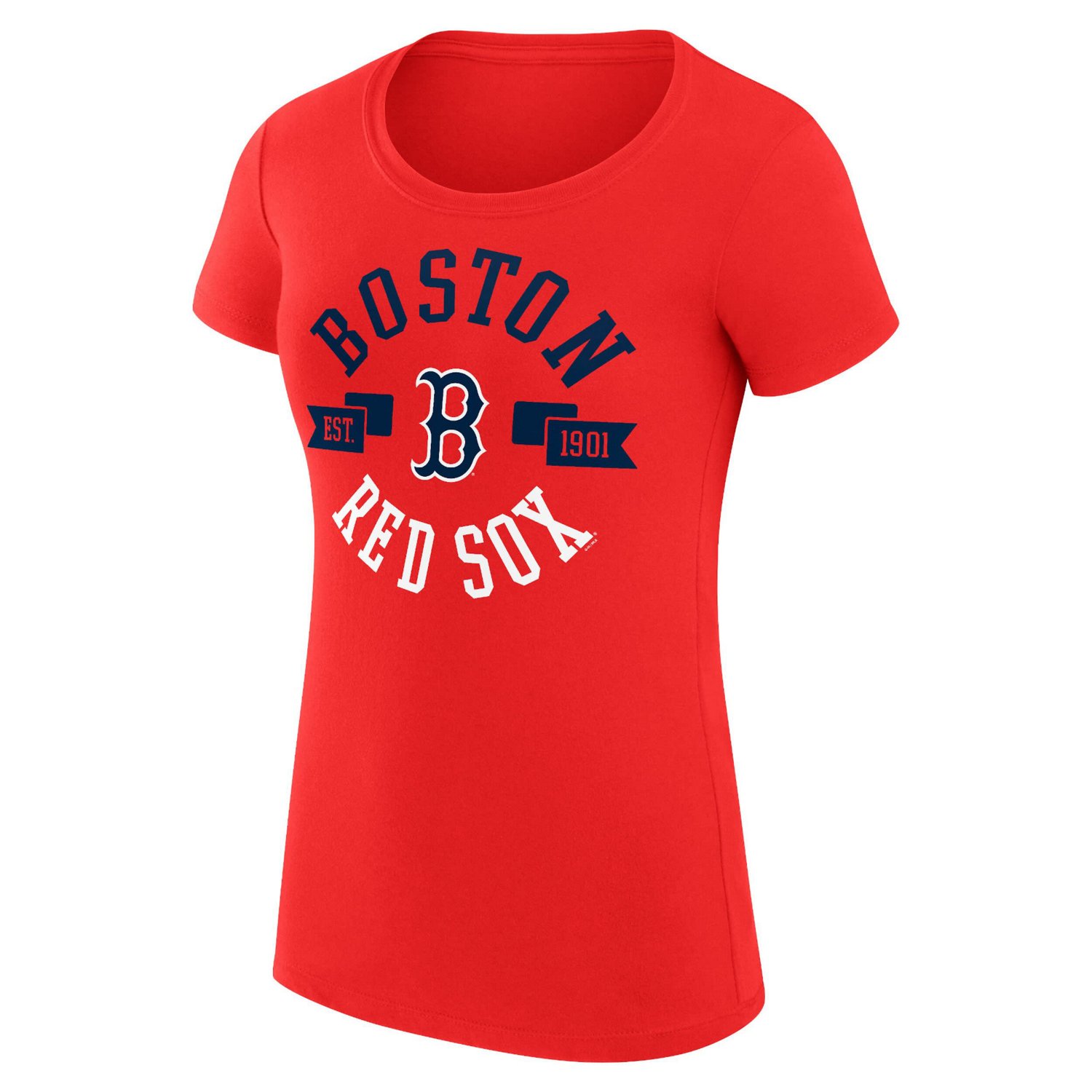 G-III 4Her by Carl Banks Boston Sox Super-Slim Fit Lightweight City Graphic T-Shirt - view number 2