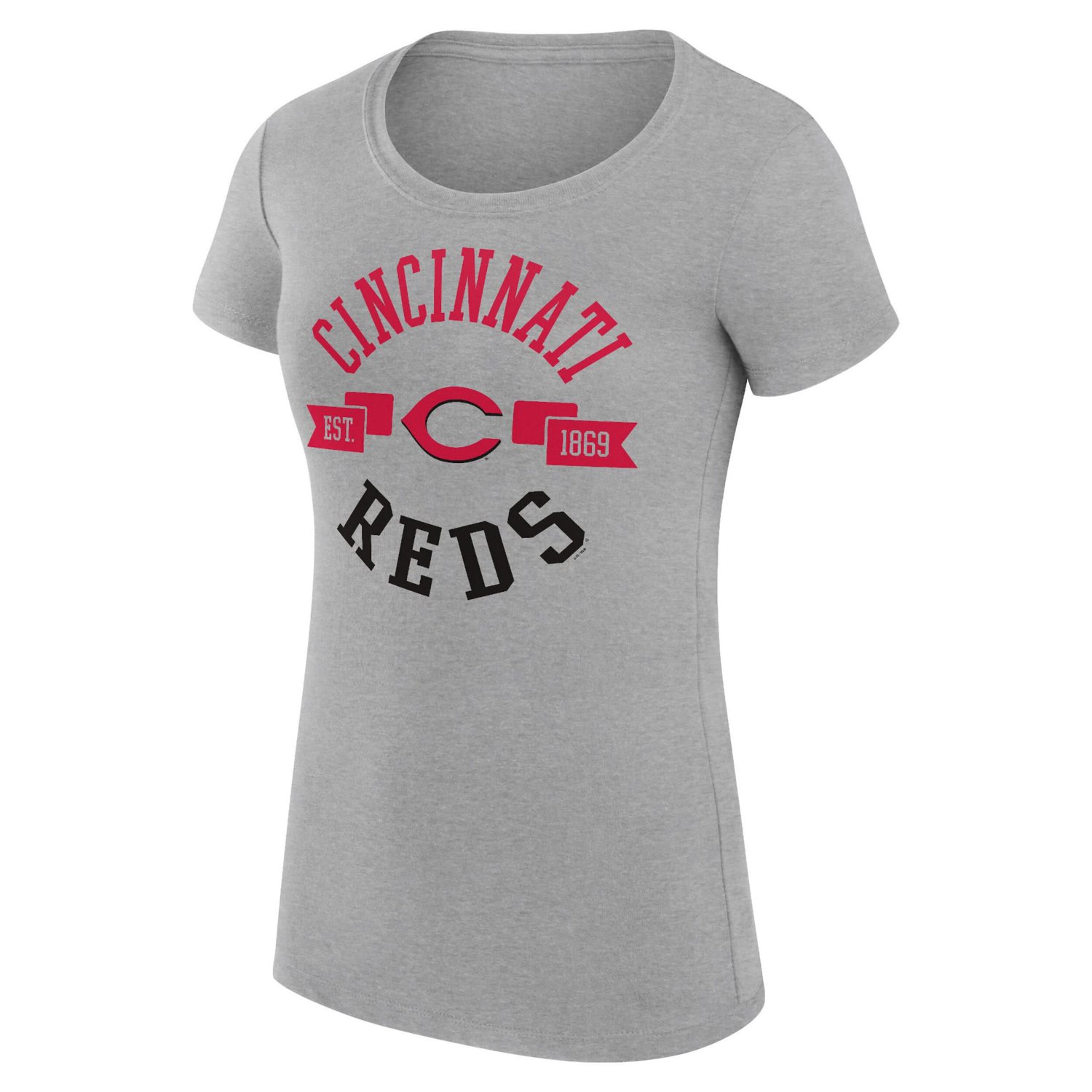 G-III 4Her by Carl Banks Cincinnati Reds Super-Slim Fit Lightweight City Graphic T-Shirt - view number 2