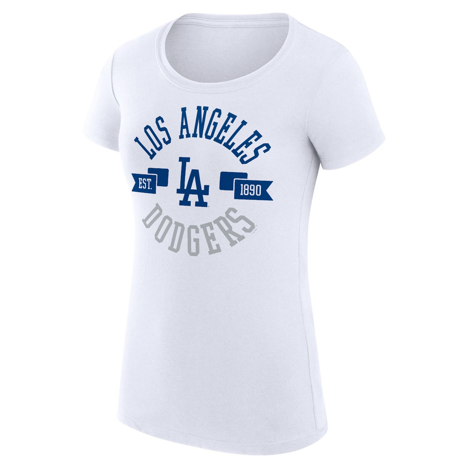 G-III 4Her by Carl Banks Los Angeles Dodgers Super-Slim Fit Lightweight City Graphic T-Shirt - view number 2