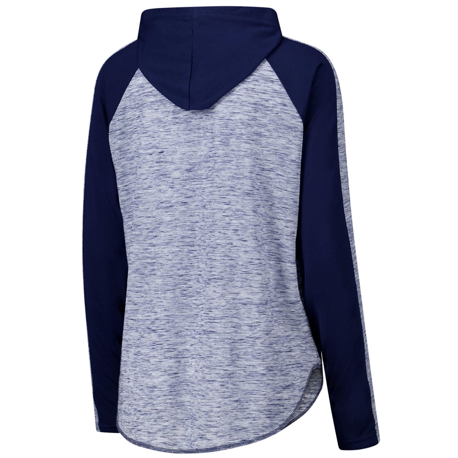 G-III 4Her by Carl Banks Michigan Wolverines Underdog Bling Raglan Long Sleeve Hoodie T-Shirt                                    - view number 3
