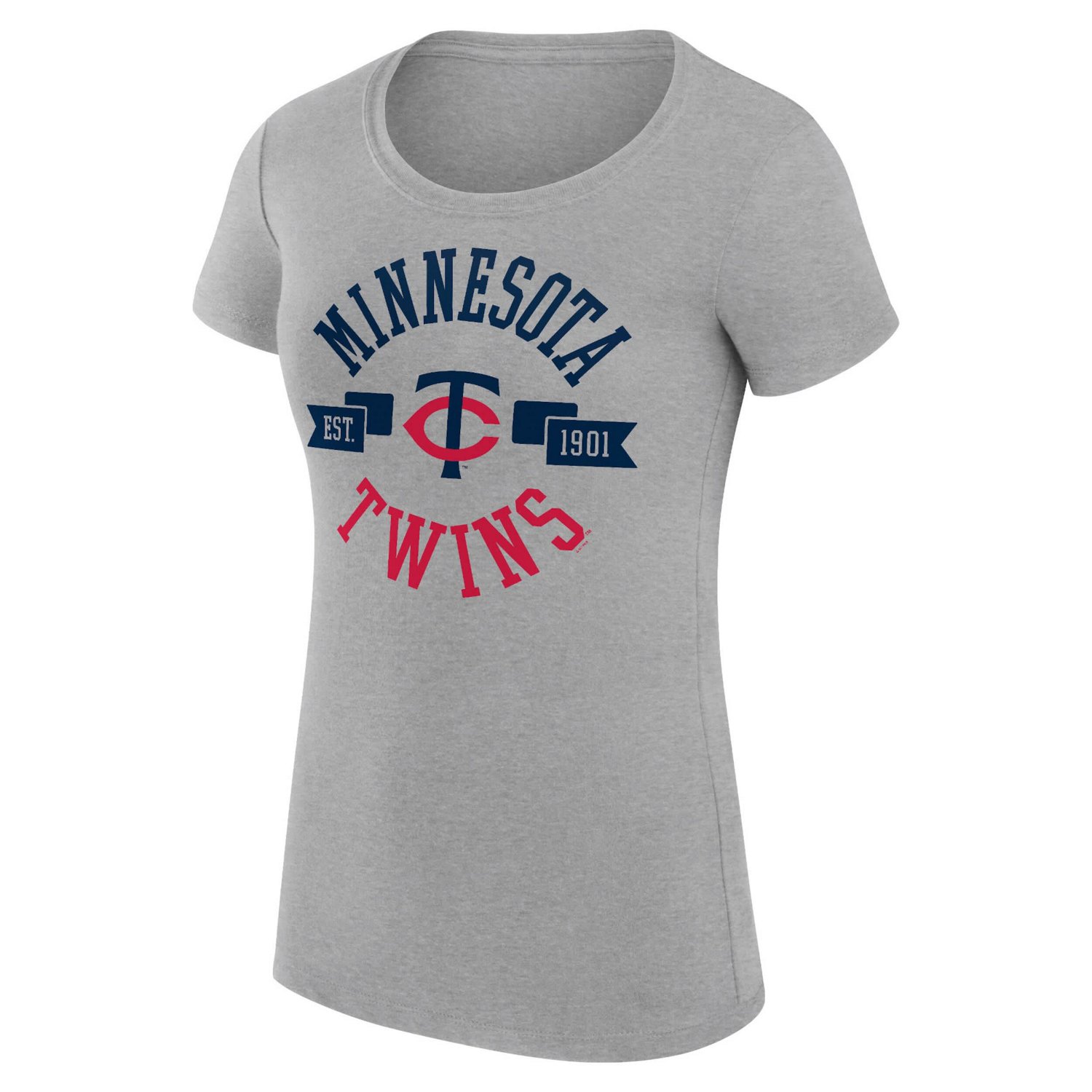 G-III 4Her by Carl Banks Minnesota Twins Super-Slim Fit Lightweight City Graphic T-Shirt - view number 2