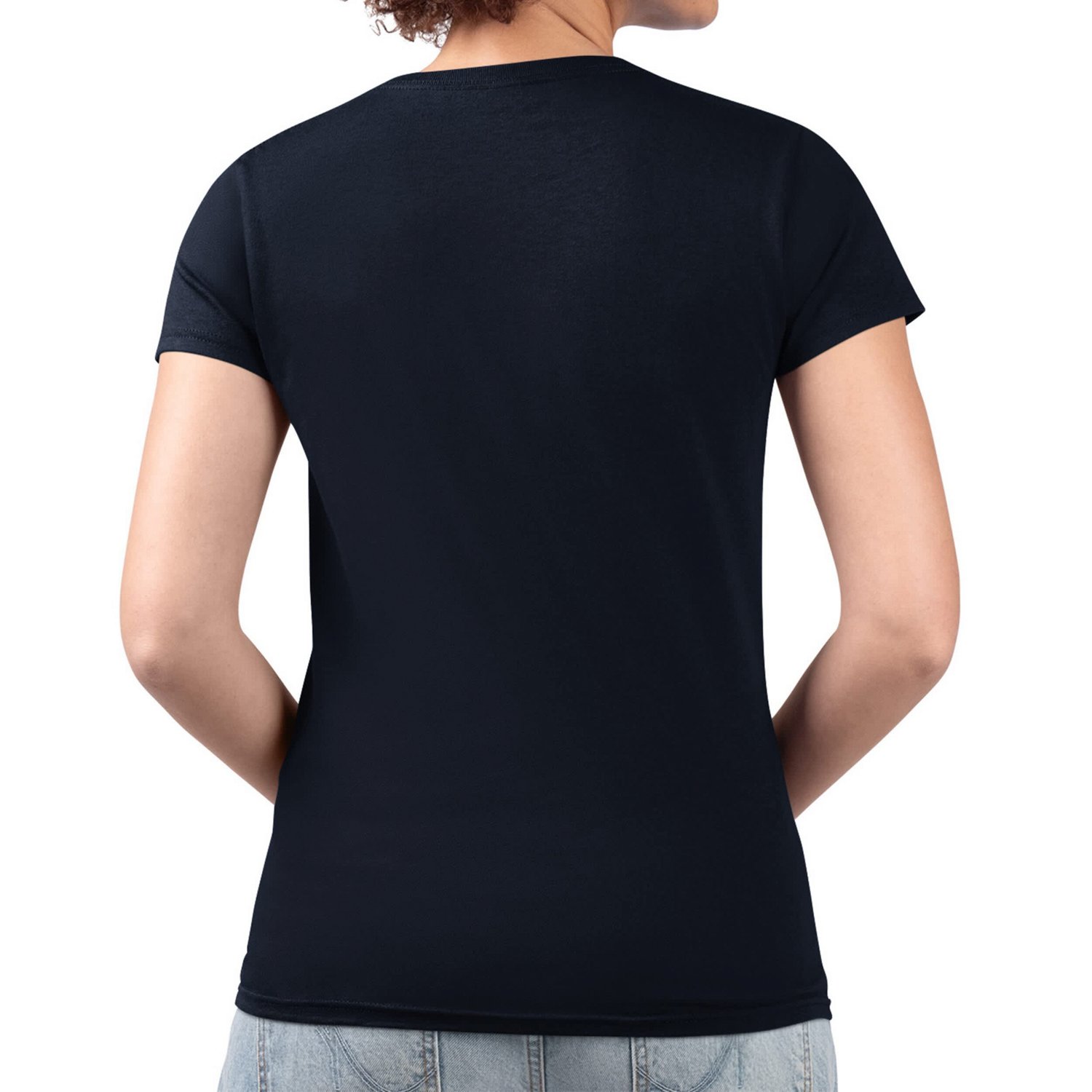 G-III 4Her by Carl Banks New York Yankees Super-Slim Fit Lightweight Retro Roses V-Neck T-Shirt - view number 2