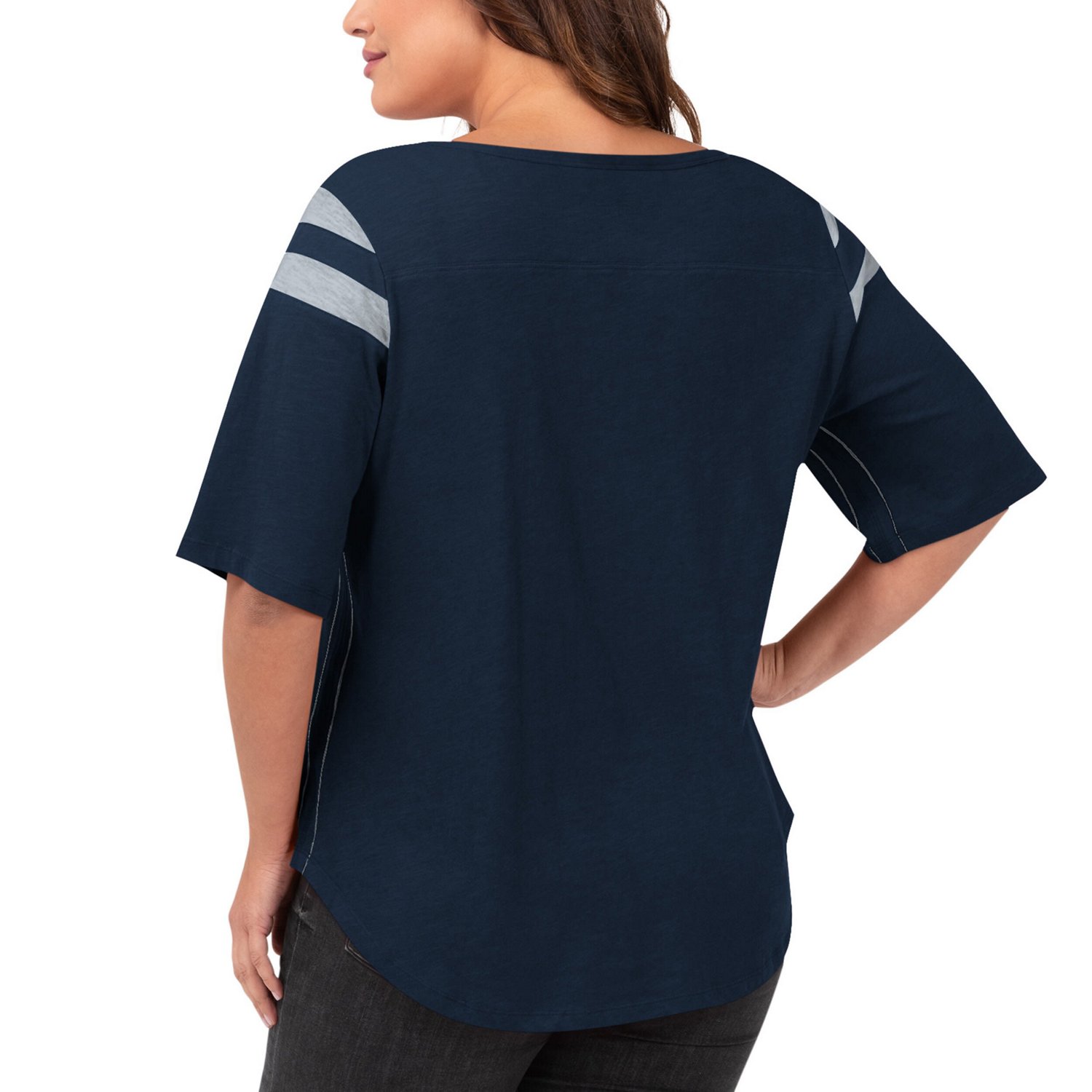 G-III 4Her by Carl Banks Penn State Nittany Lions Plus Size Linebacker Half-Sleeve T-Shirt - view number 2