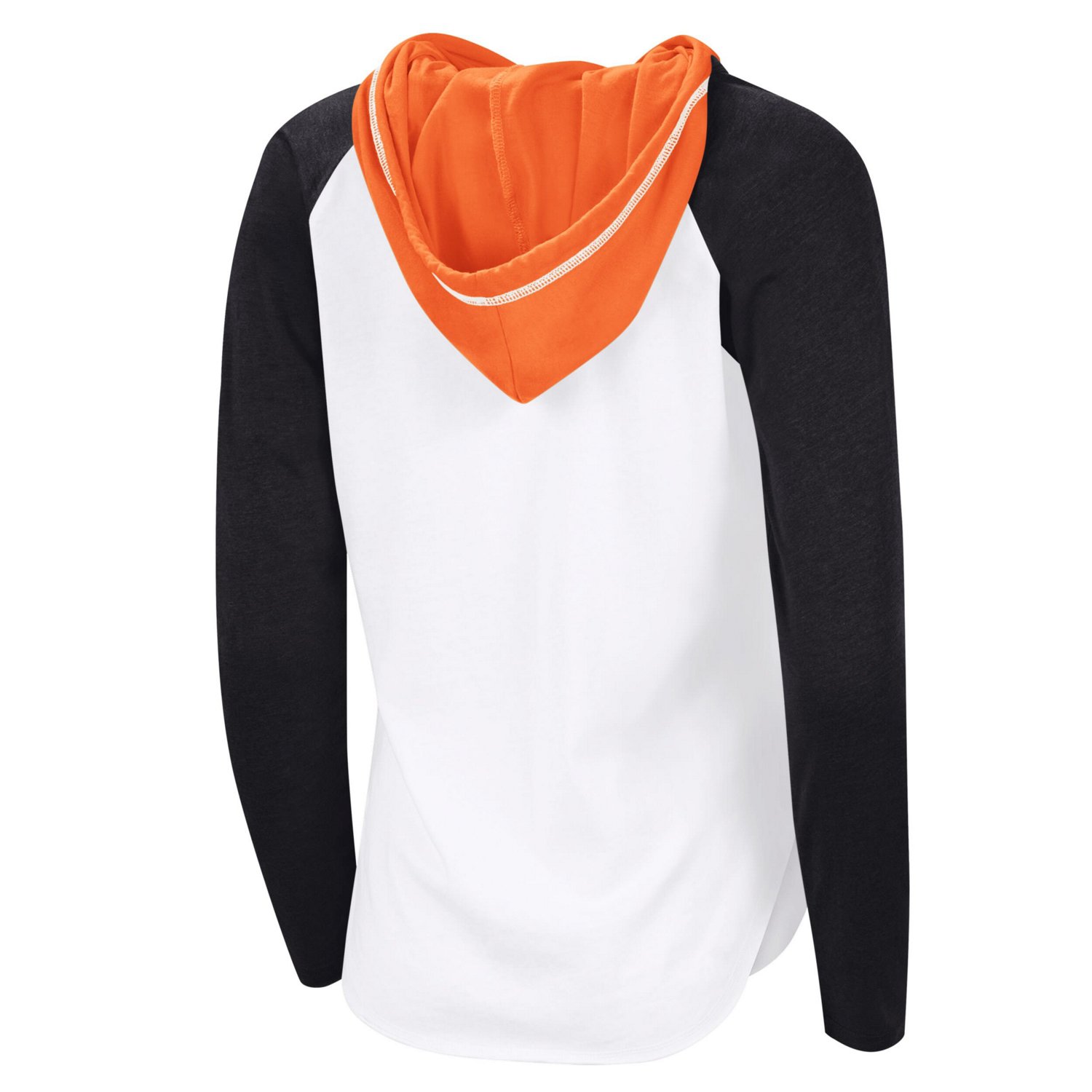 G-III 4Her by Carl Banks Philadelphia Flyers VIP Raglan Long Sleeve Hoodie T-Shirt - view number 3