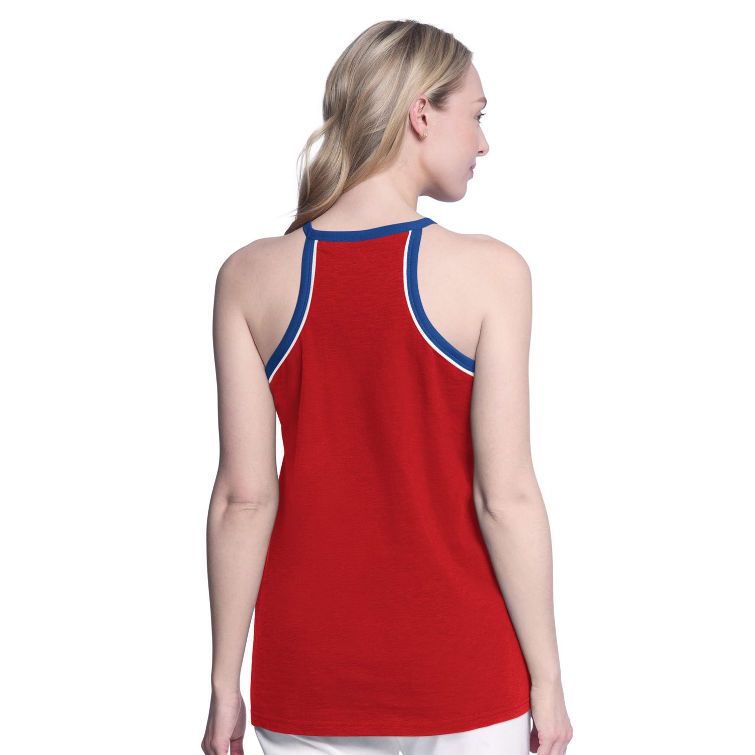 G-III 4Her by Carl Banks Philadelphia Phillies Curveball Racerback Tank Top - view number 2