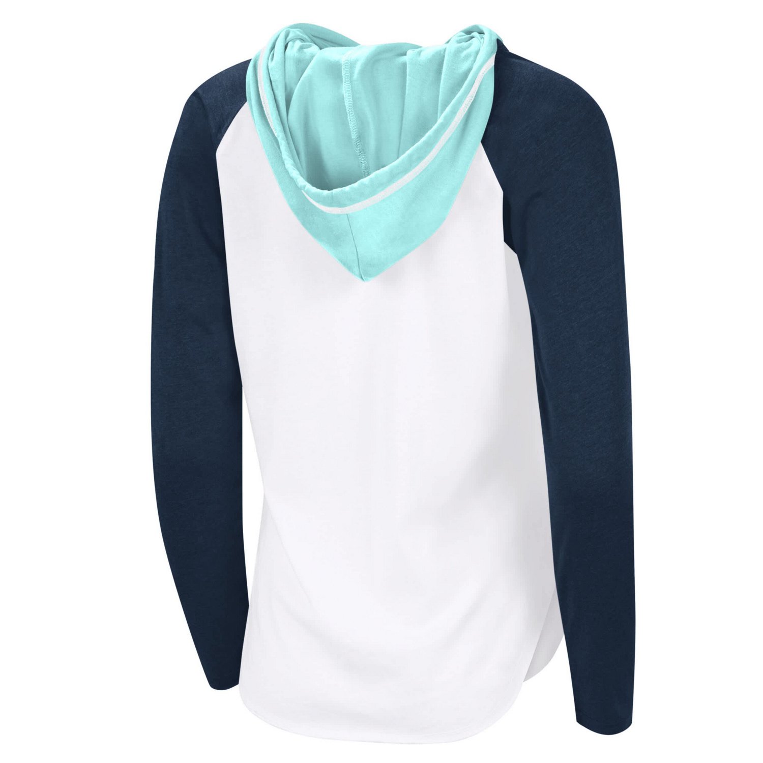 G-III 4Her by Carl Banks Seattle Kraken VIP Raglan Long Sleeve Hoodie T-Shirt - view number 3