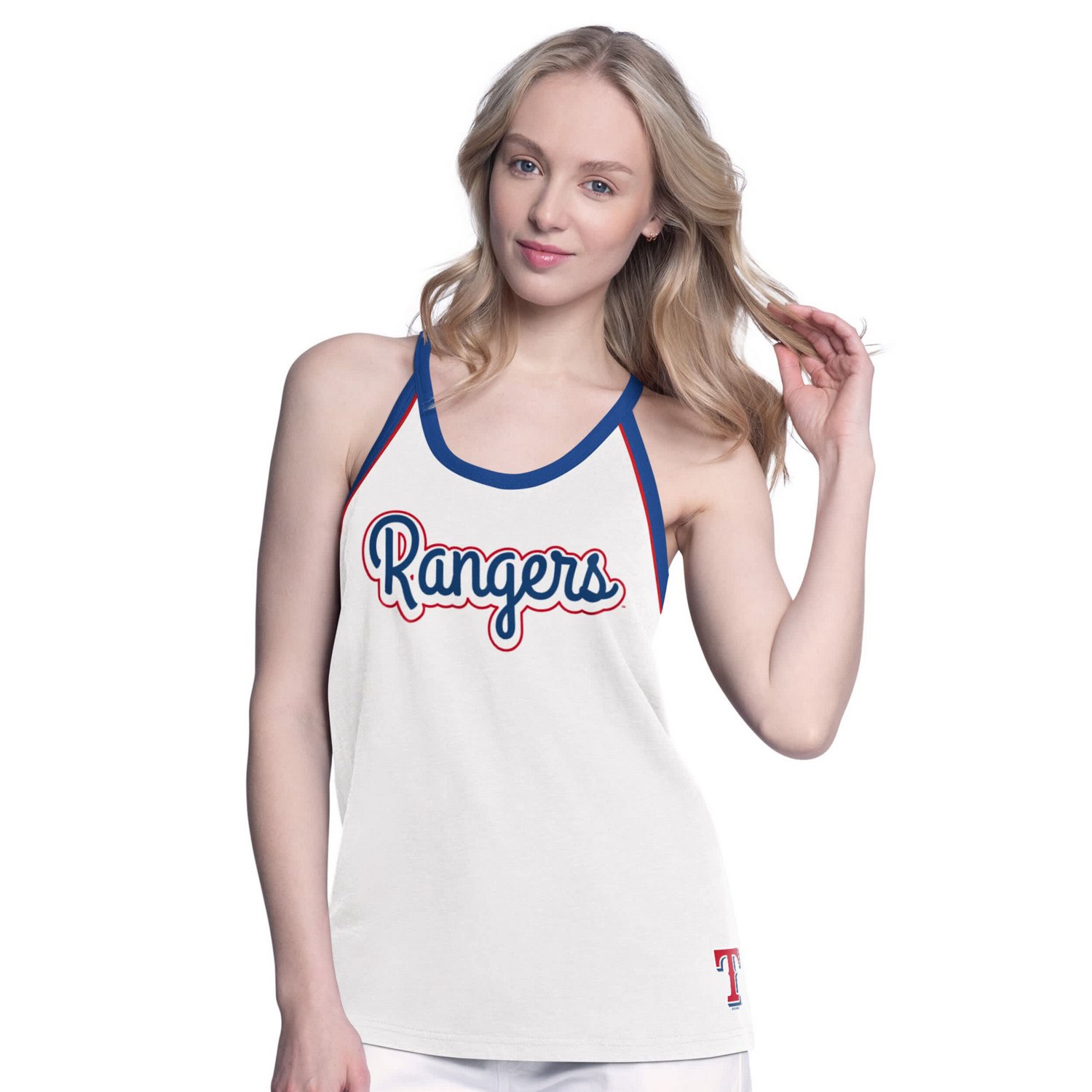 G-III 4Her by Carl Banks Texas Rangers Curveball Tank Top - view number 1