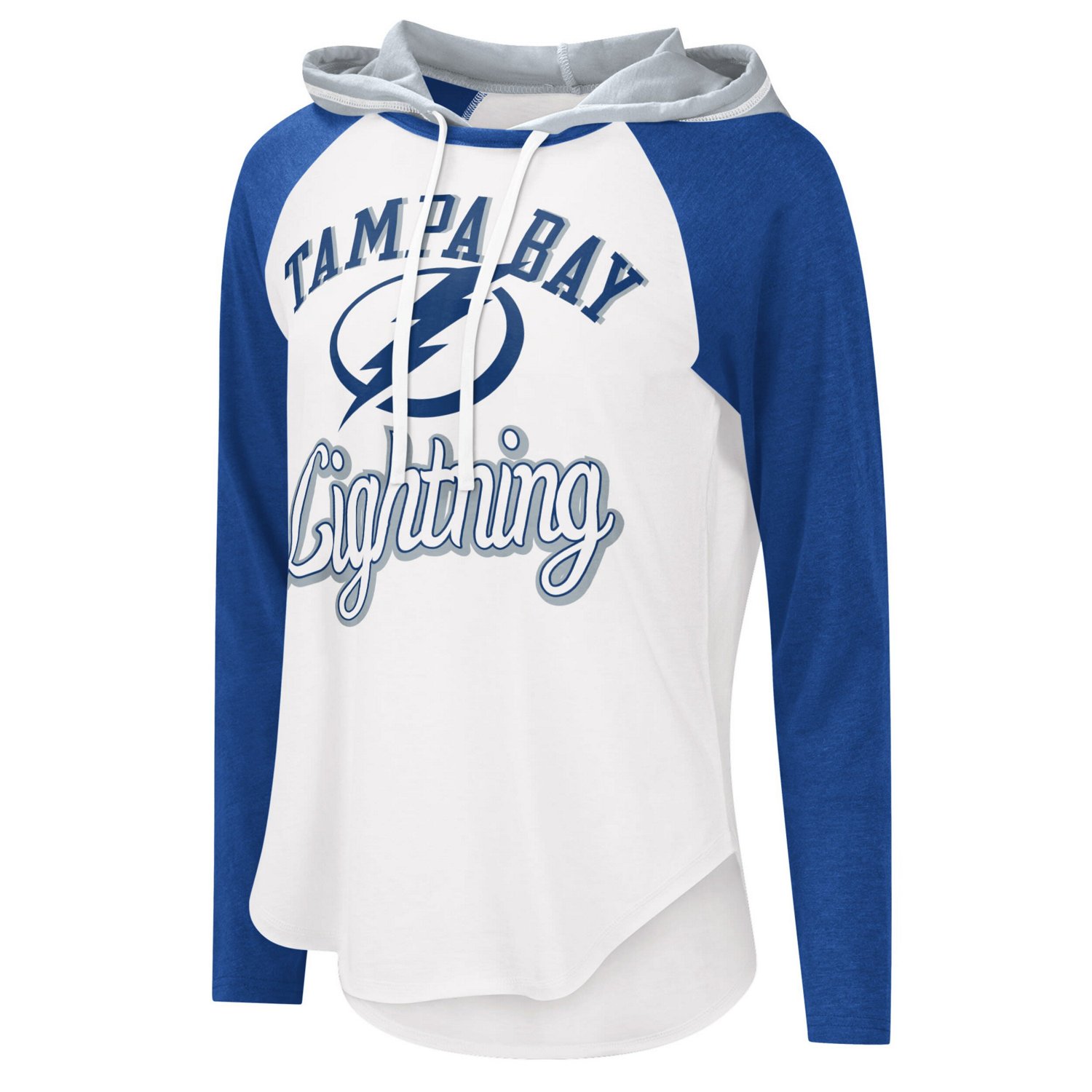 G-III Sports by Carl Banks Blue Tampa Bay Lightning MVP Raglan Lightweight Hooded T-Shirt - view number 2