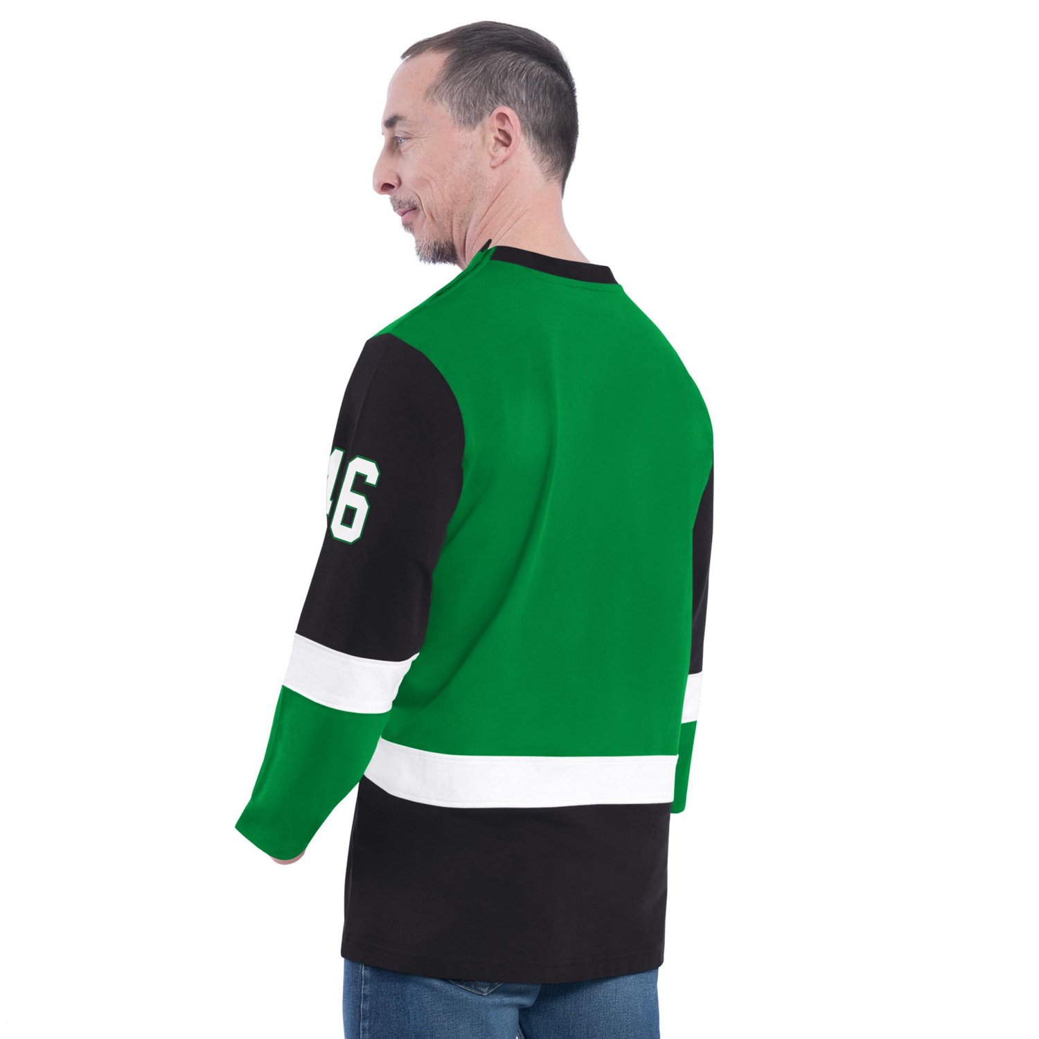 G-III Sports by Carl Banks Boston Celtics Adaptive Rugby Long Sleeve Top - view number 2