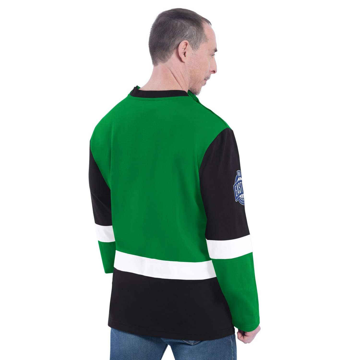 G-III Sports by Carl Banks Boston Celtics Adaptive Rugby Long Sleeve Top