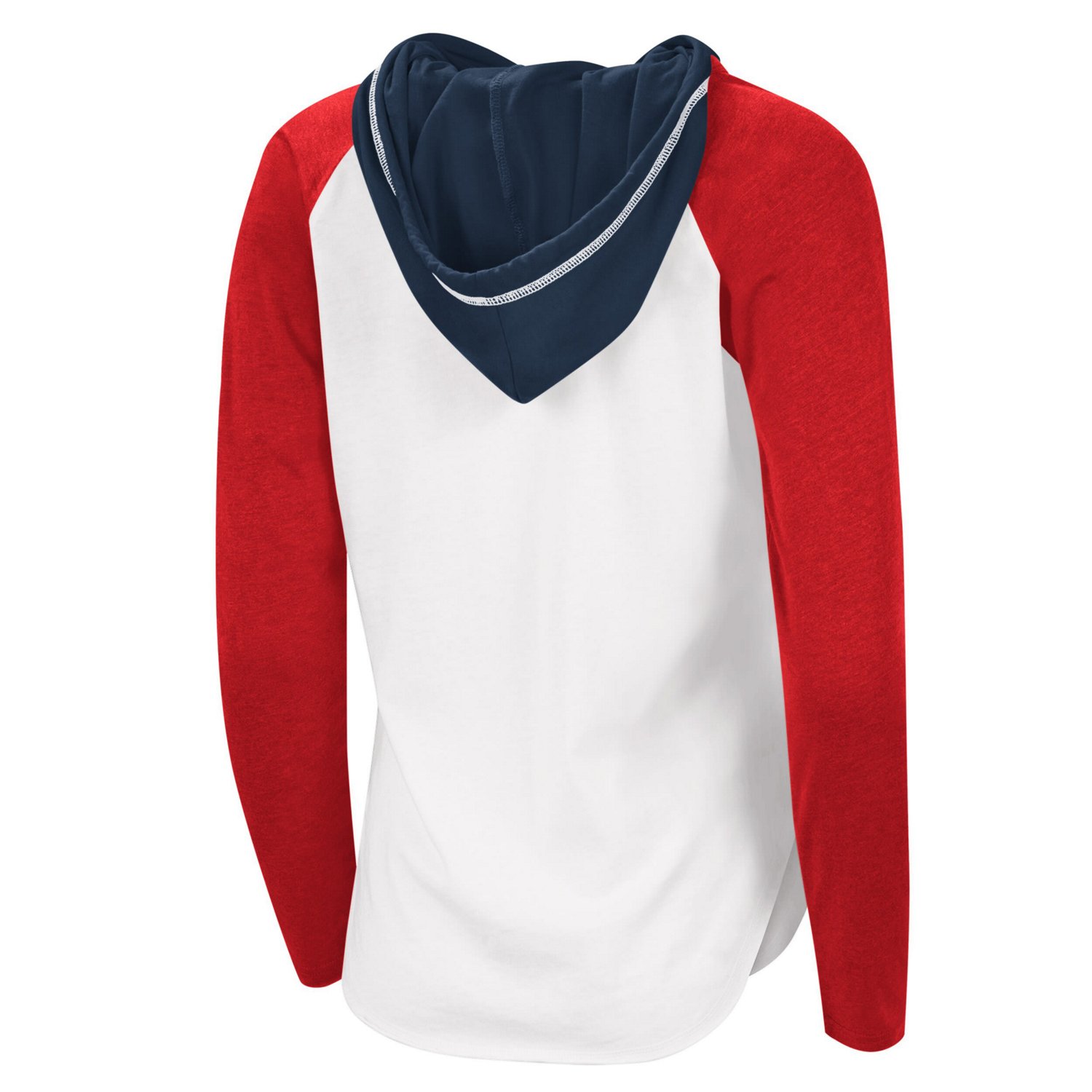 G-III Sports by Carl Banks Heather Red Washington Capitals MVP Raglan Lightweight Hooded T-Shirt - view number 3