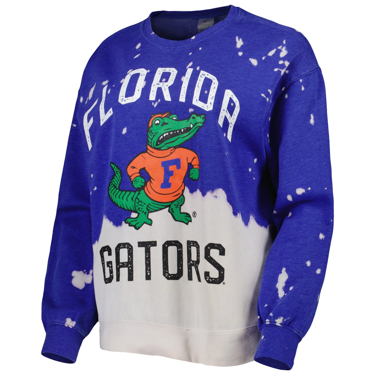 Gameday Couture Florida Gators Twice As Nice Faded Dip-Dye Pullover Long Sleeve Top - view number 2