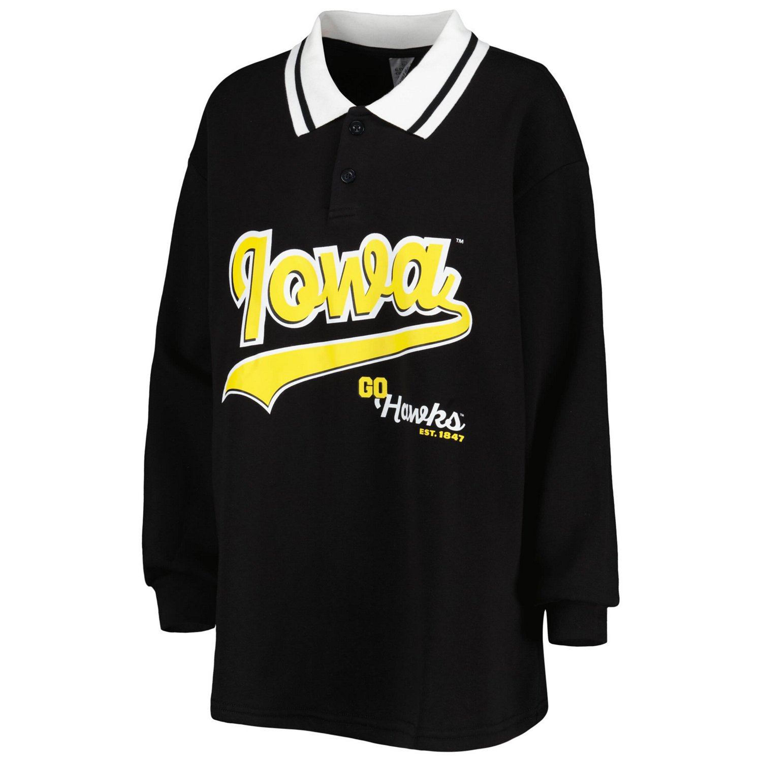 Gameday Couture Iowa Hawkeyes Happy Hour Long Sleeve Polo - view number 2