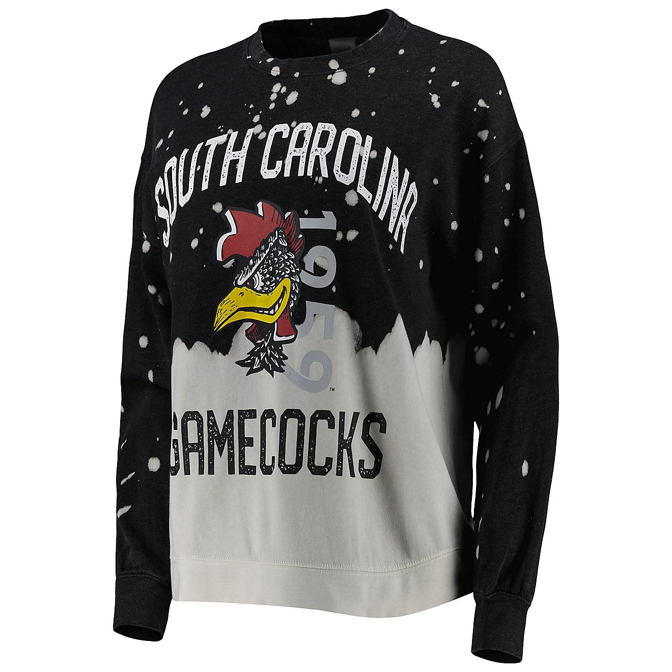 Gameday Couture South Carolina Gamecocks Twice As Nice Faded Dip-Dye Pullover Long Sleeve Top                                    - view number 2