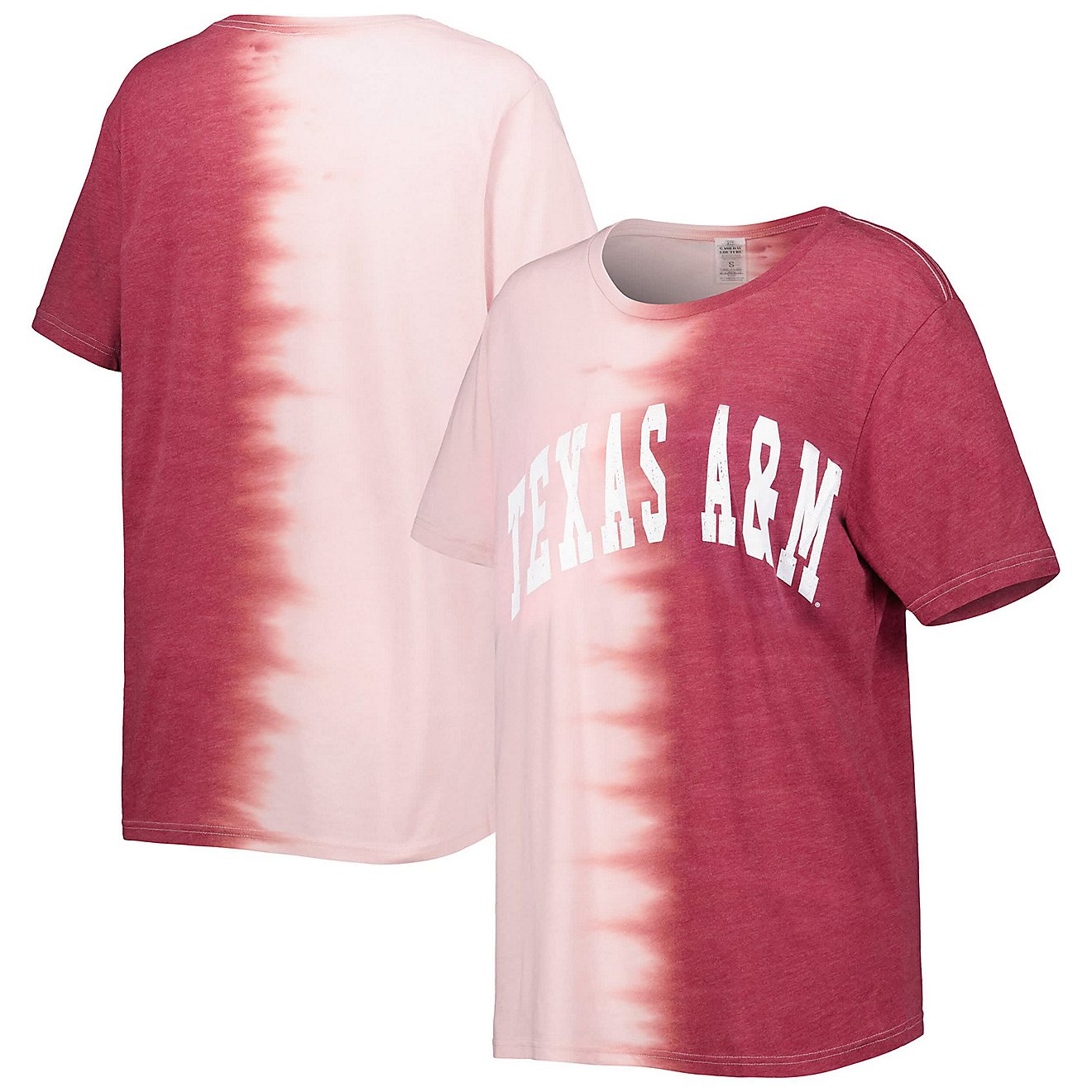 Gameday Couture Texas AM Aggies Find Your Groove Split-Dye T-Shirt                                                               - view number 1