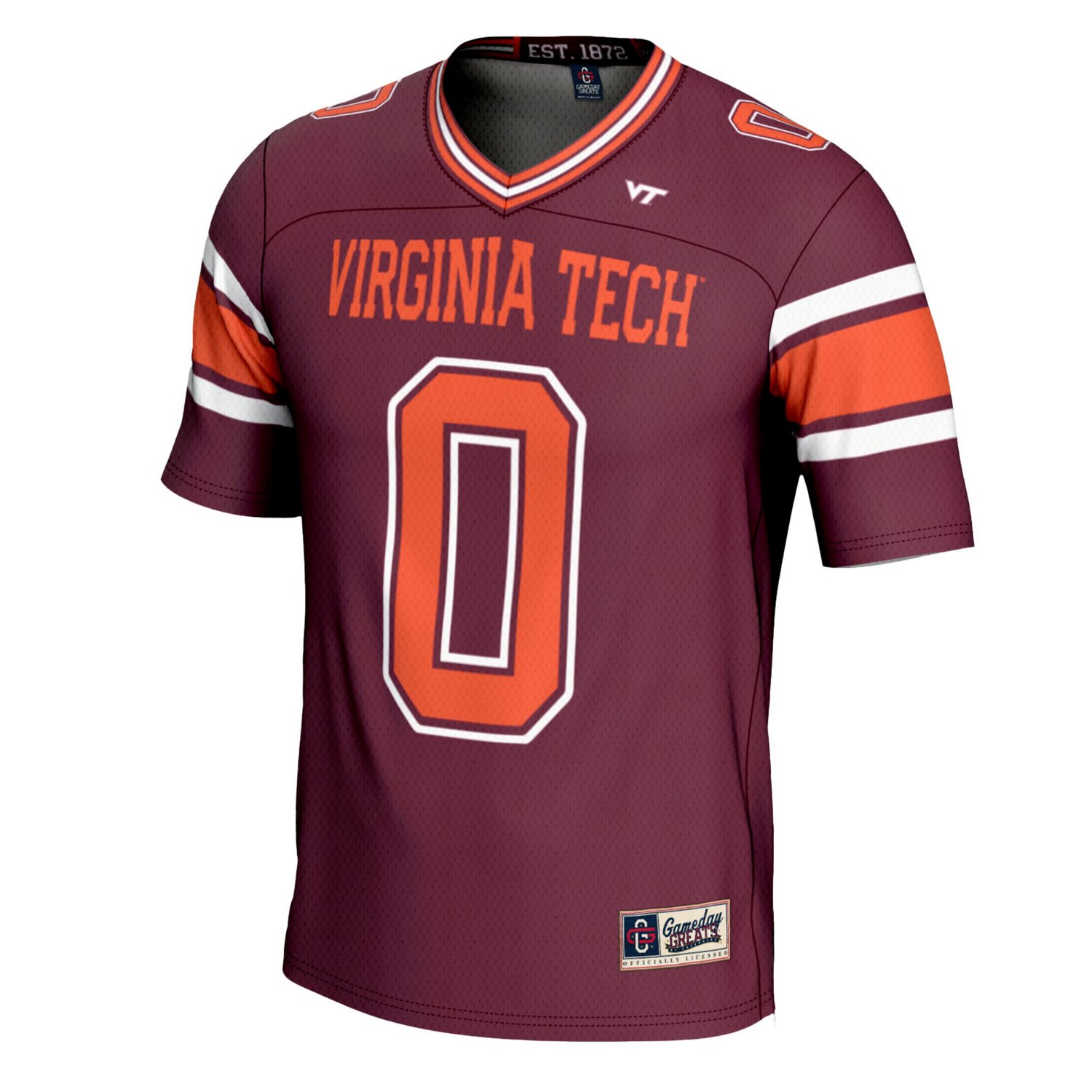 GameDay Greats 0 Virginia Tech Hokies Football Jersey - view number 2