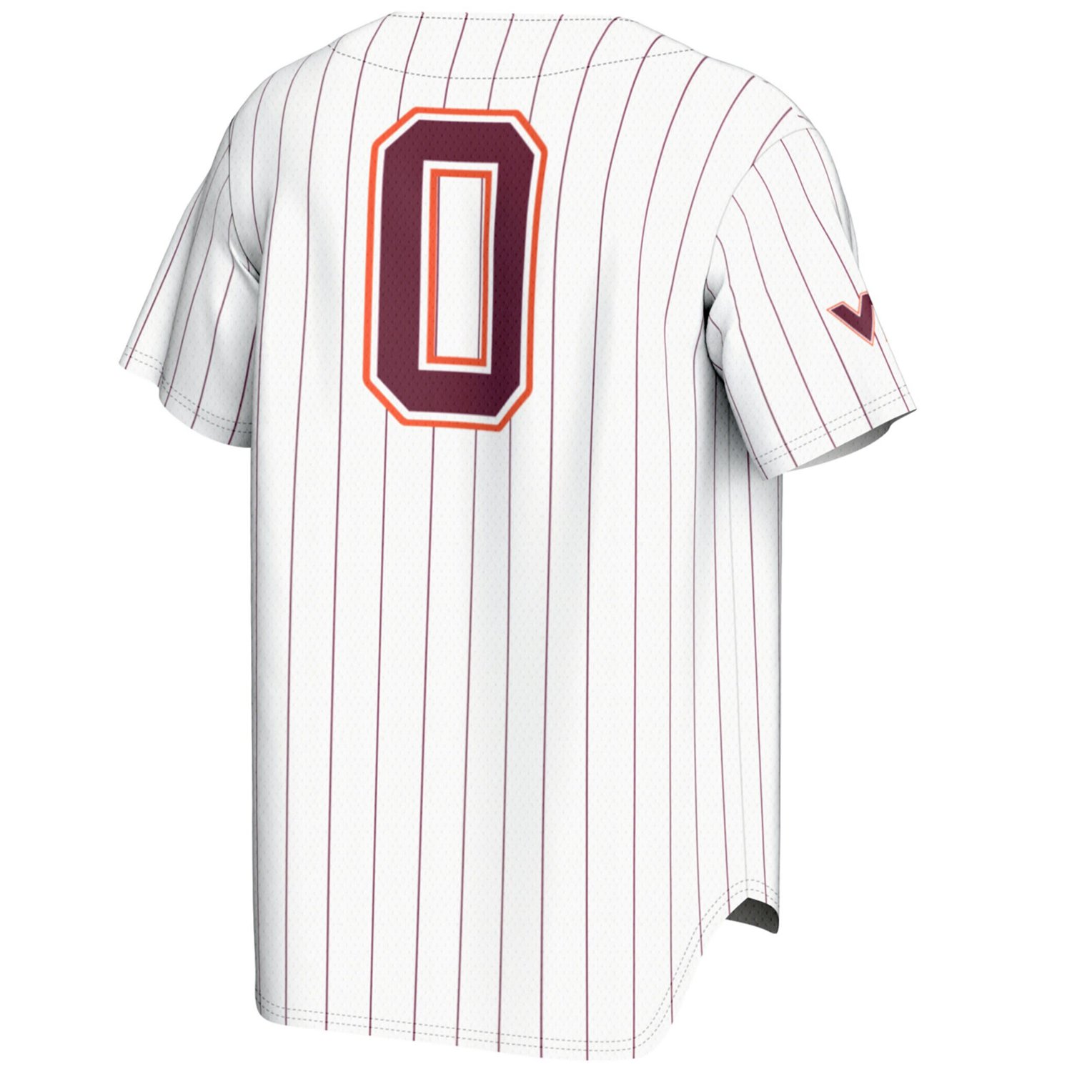 GameDay Greats 0 Virginia Tech Hokies Lightweight Baseball Fashion Jersey - view number 3