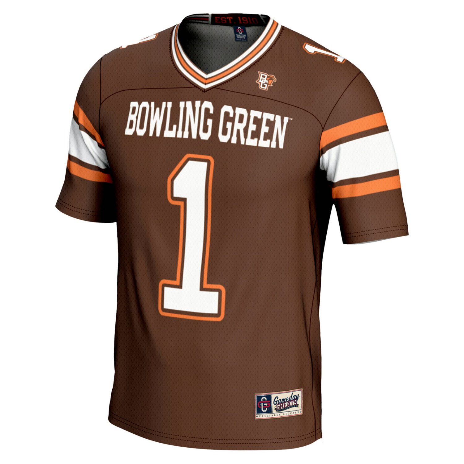 GameDay Greats 1 Bowling Green St Falcons Endzone Football Jersey - view number 2