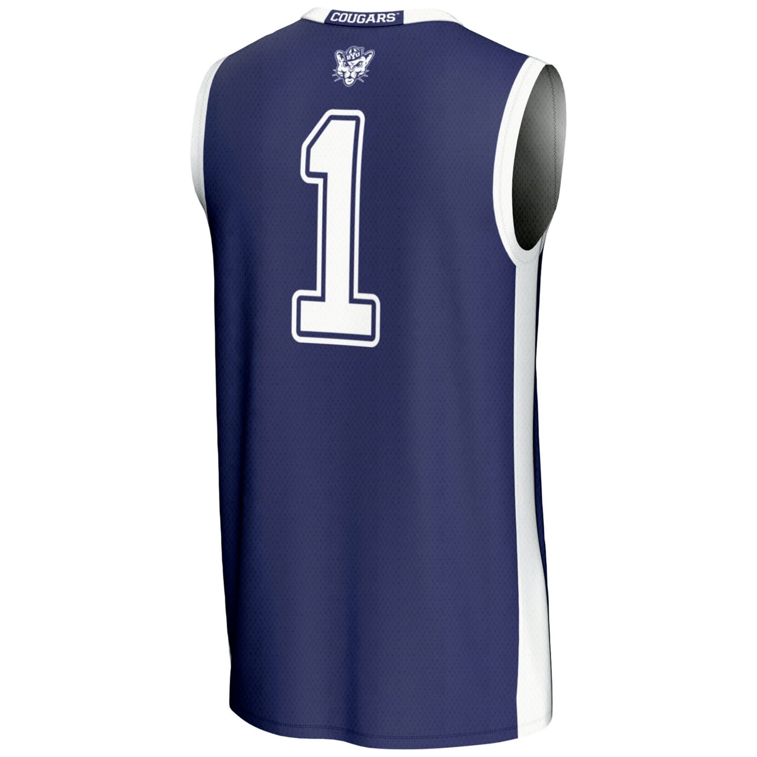 GameDay Greats 1 BYU Cougars Lightweight Basketball Jersey - view number 3