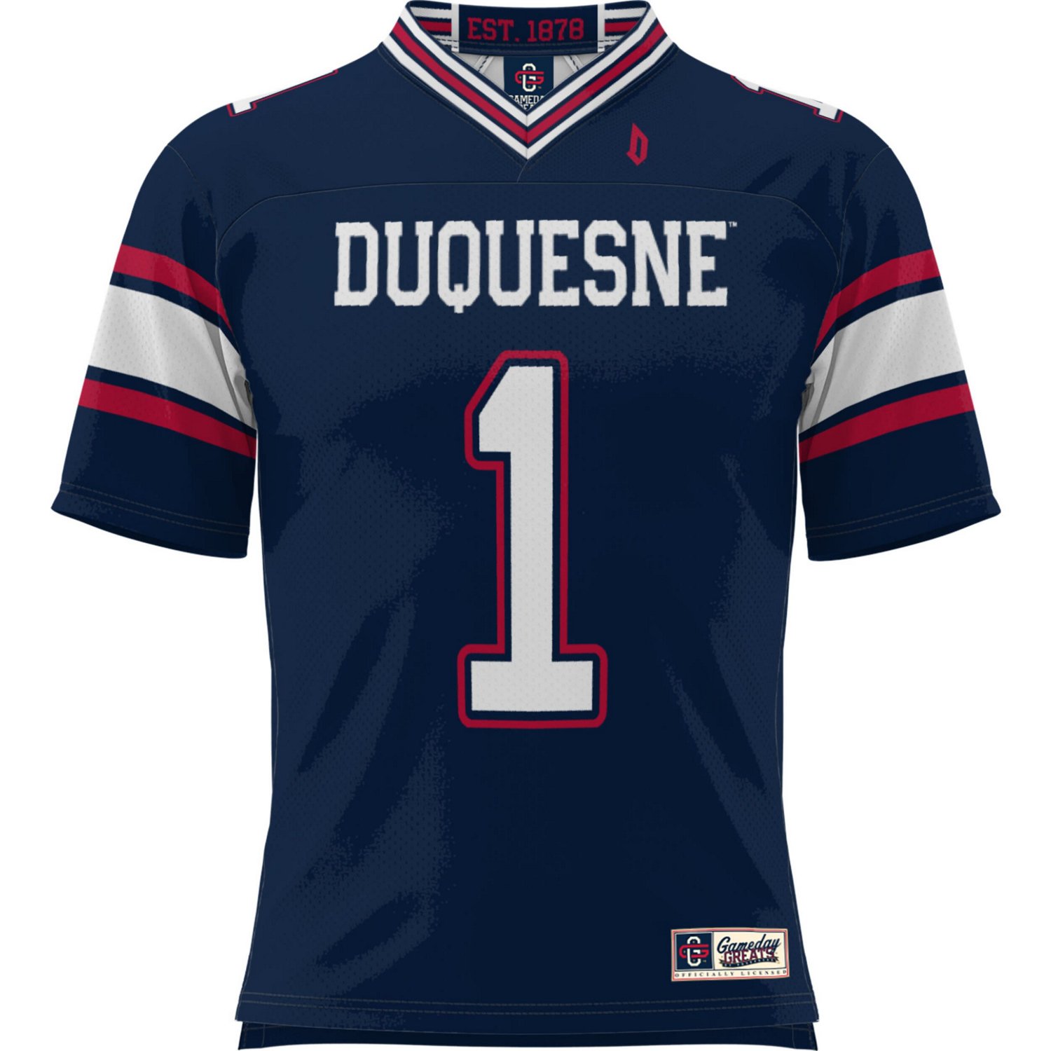 GameDay Greats 1 Duquesne Dukes Football Jersey - view number 2