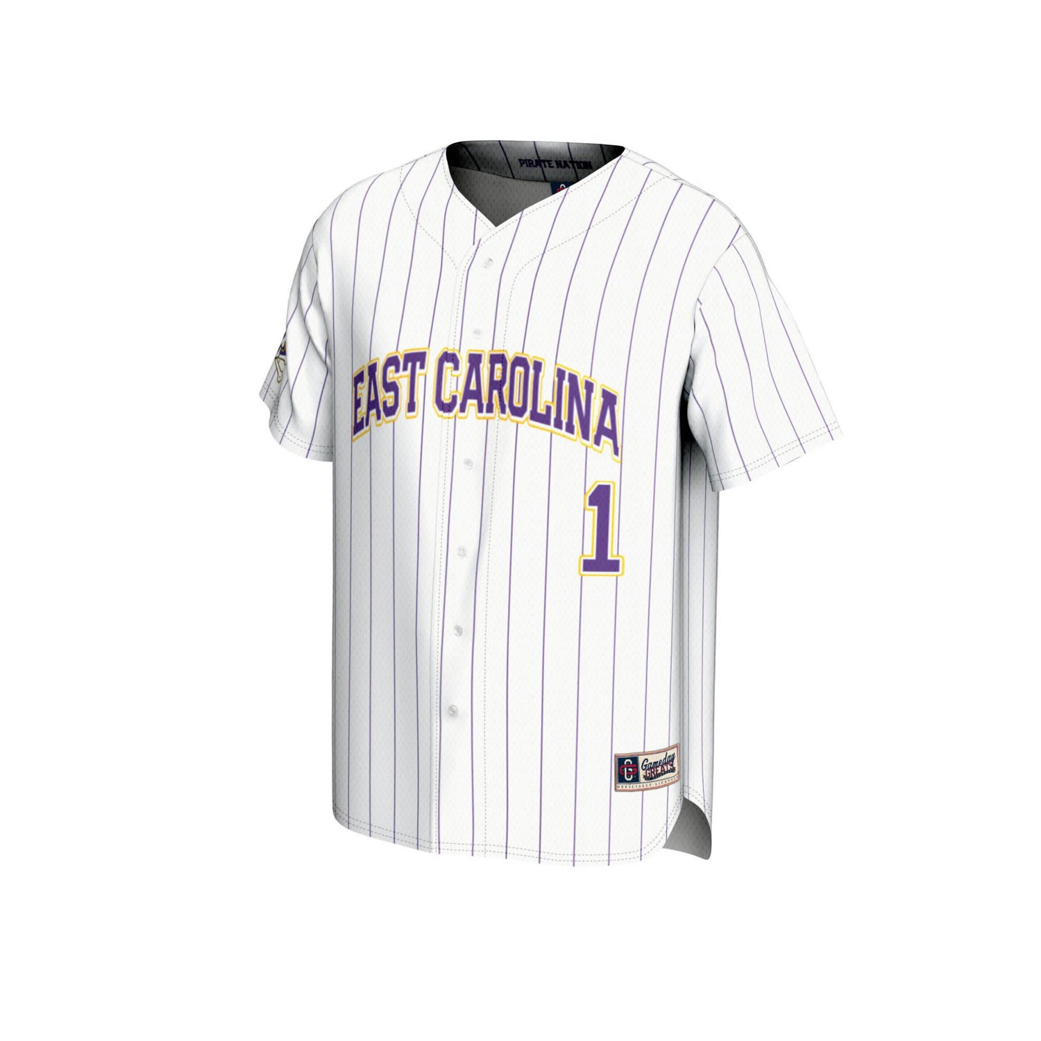 GameDay Greats 1 ECU Pirates Lightweight Baseball Jersey - view number 2