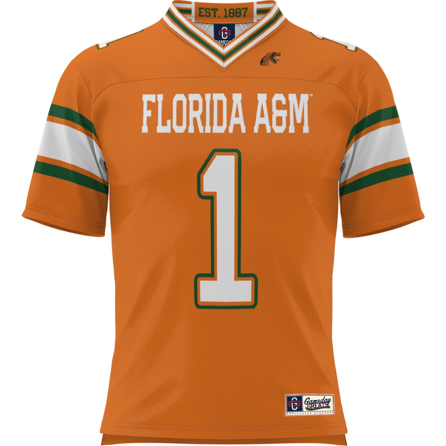 GameDay Greats 1 Florida AM Rattlers Football Jersey - view number 2