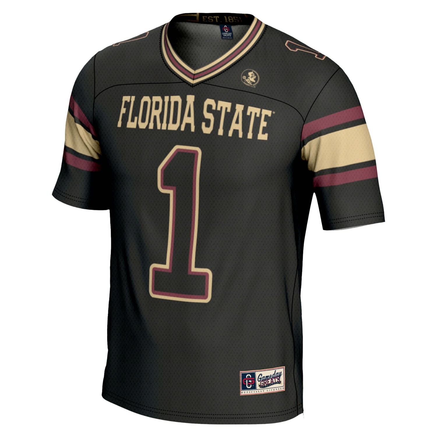 GameDay Greats 1 Florida State Seminoles Endzone Football Jersey - view number 2