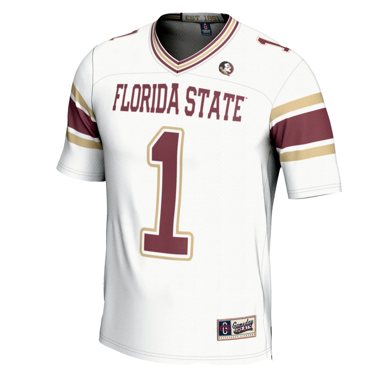GameDay Greats 1 Florida State Seminoles Football Jersey - view number 2