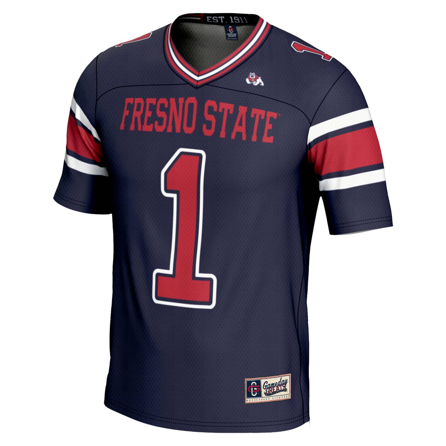 GameDay Greats 1 Fresno State Bulldogs Endzone Football Jersey - view number 2